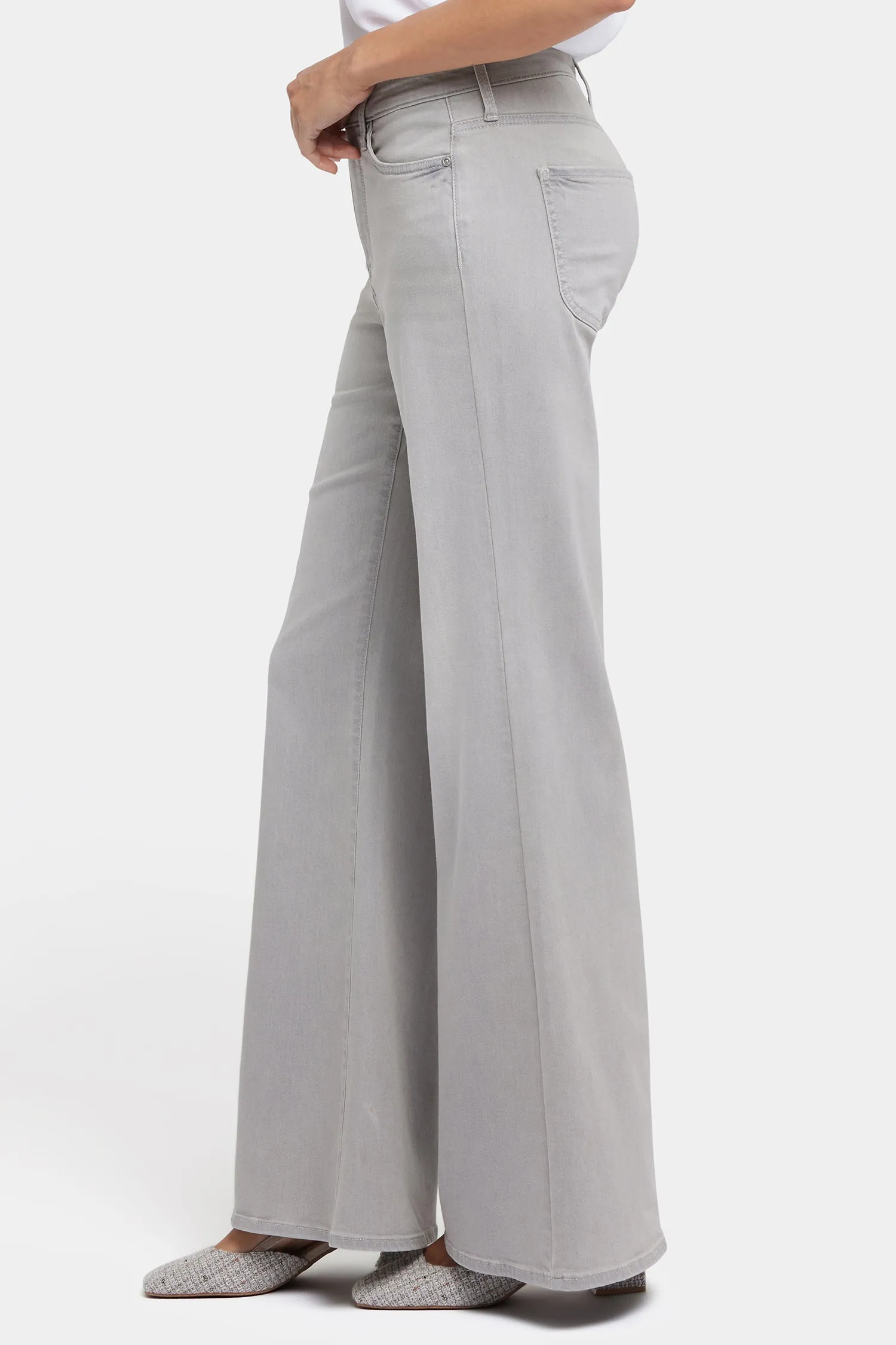 Mia Palazzo Jeans - Grenada Mist