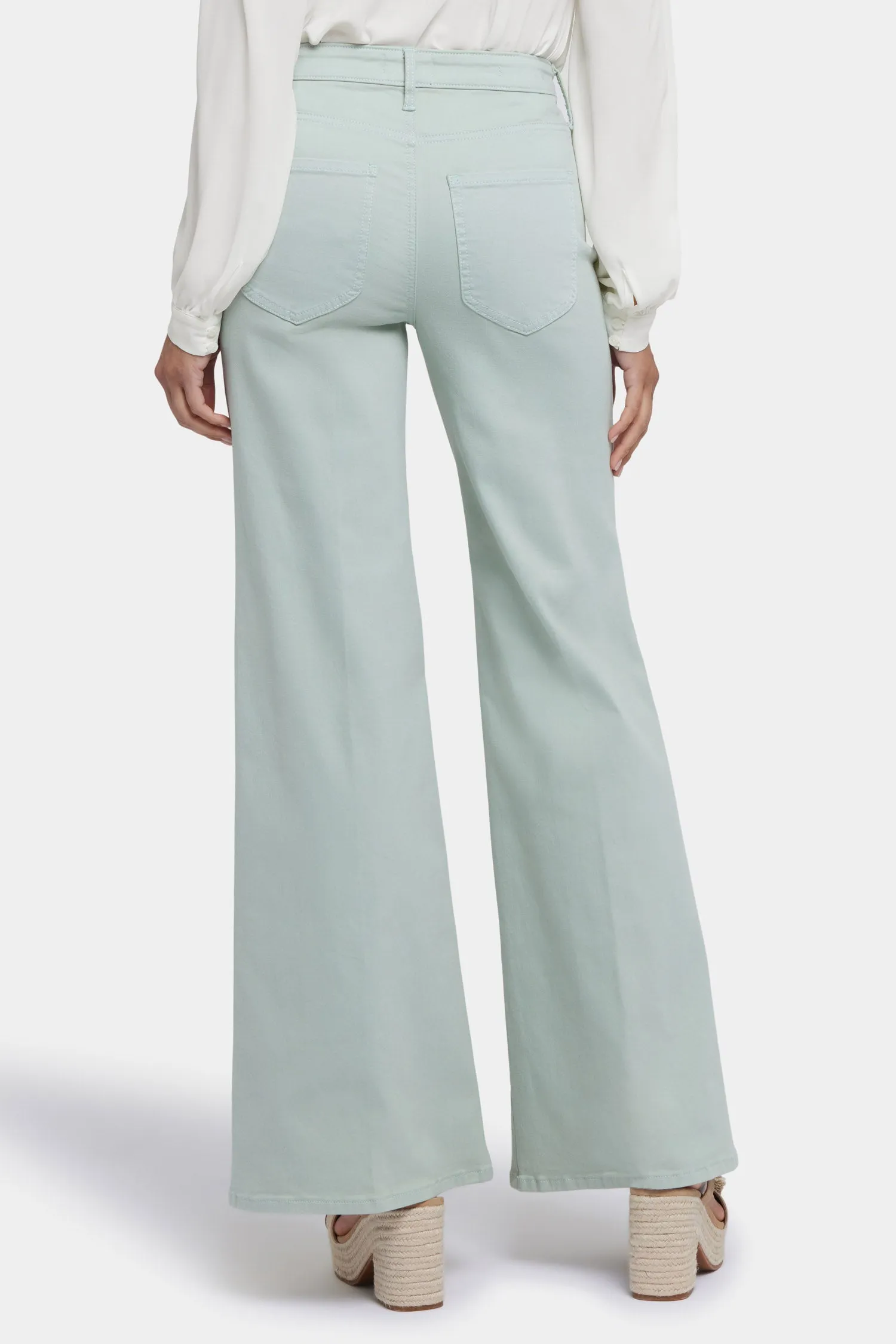 Mia Palazzo Jeans - Tomatillo
