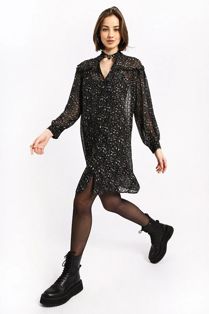 Molly Bracken Woven L/S Dress Black Elise