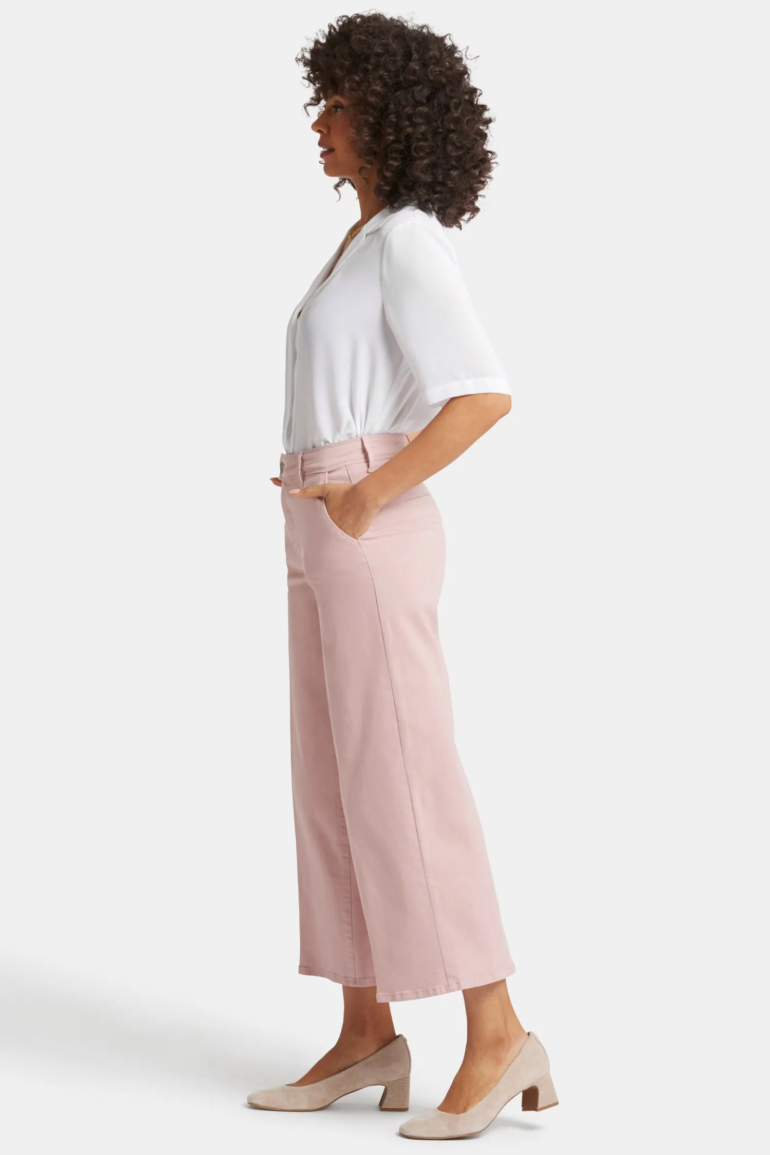 Mona Wide Leg Trouser Ankle Jeans - Bell Meadow