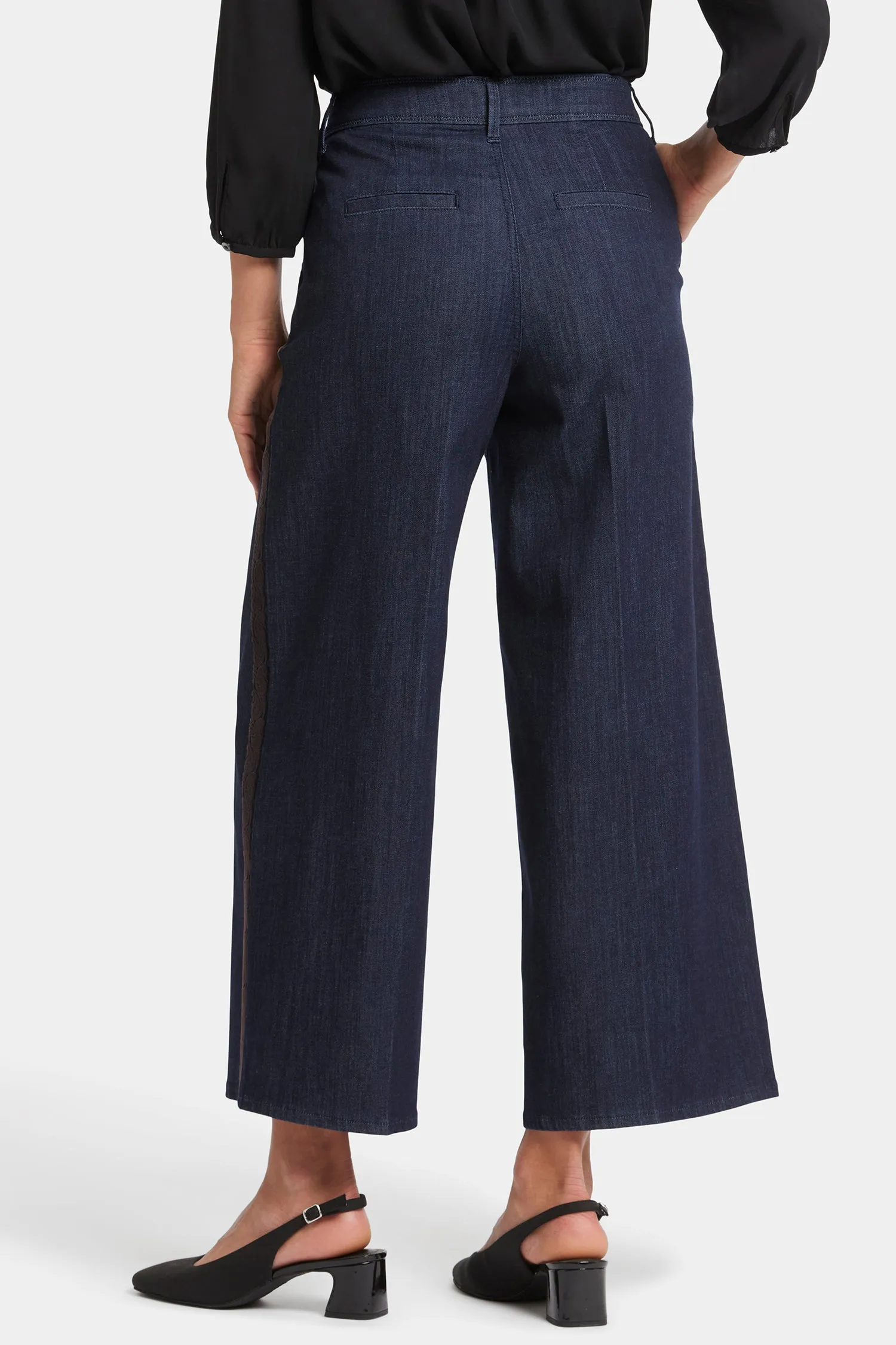 Mona Wide Leg Trouser Jeans - Lightweight Rinse