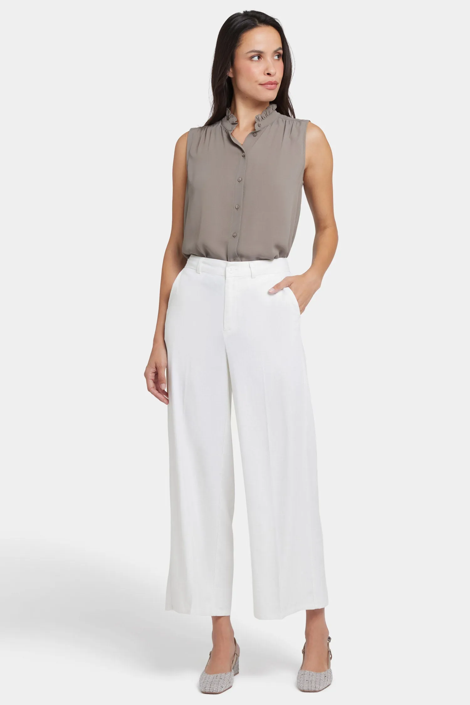 Morgan Trouser Pants - White