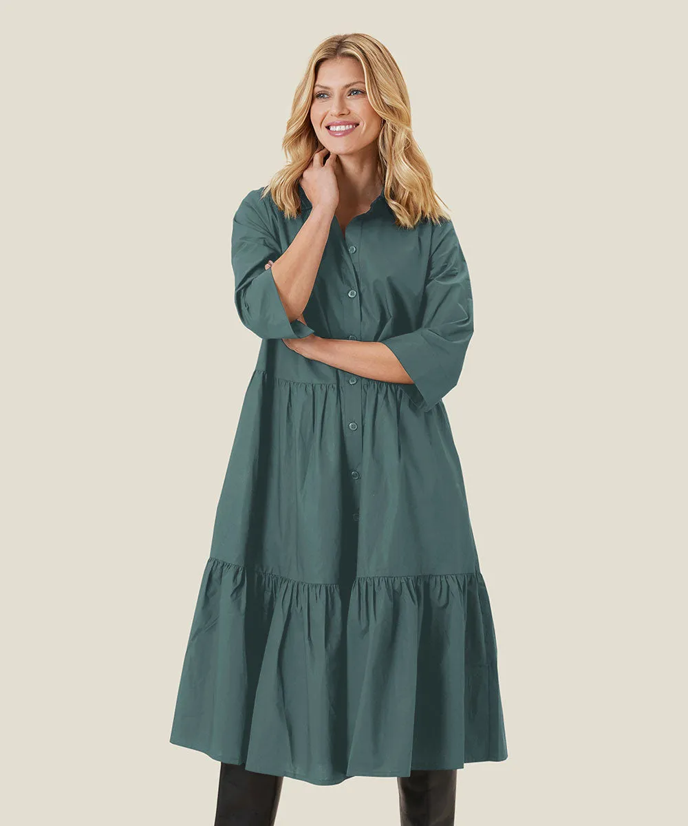 Nydilla Tiered Midi Dress