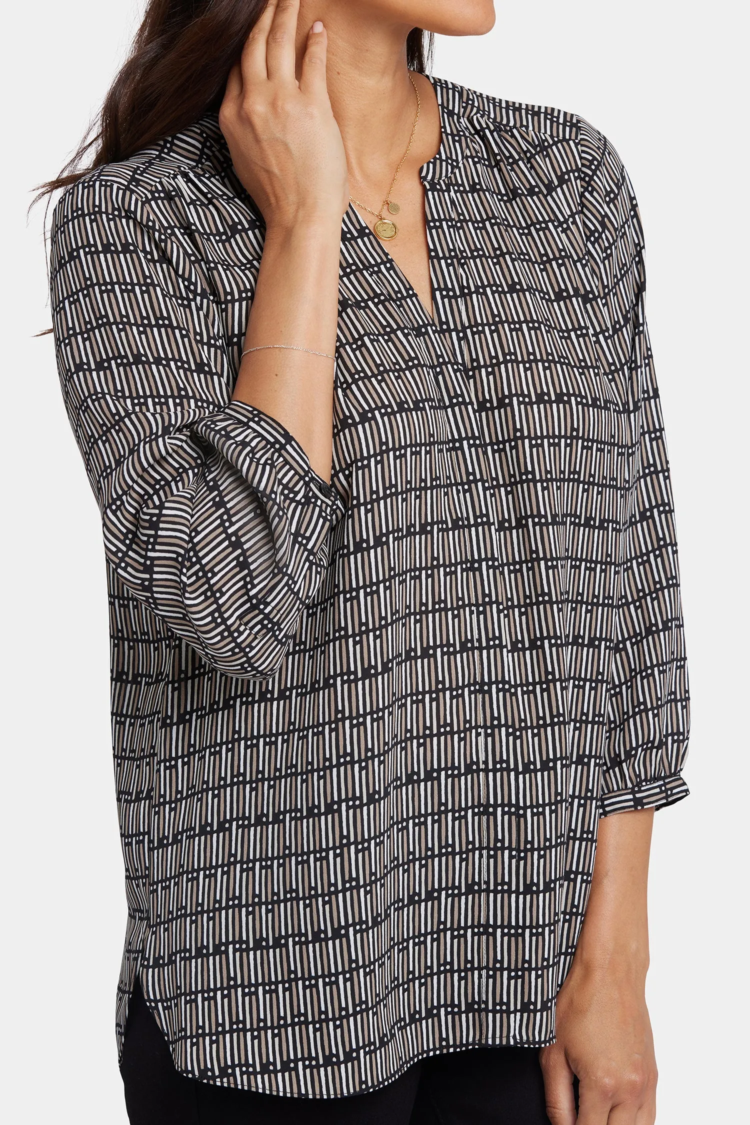 Pintuck Blouse - Arrieta