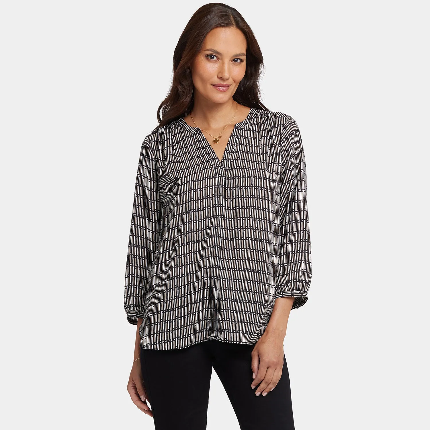 Pintuck Blouse - Arrieta