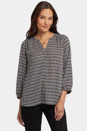 Pintuck Blouse - Arrieta
