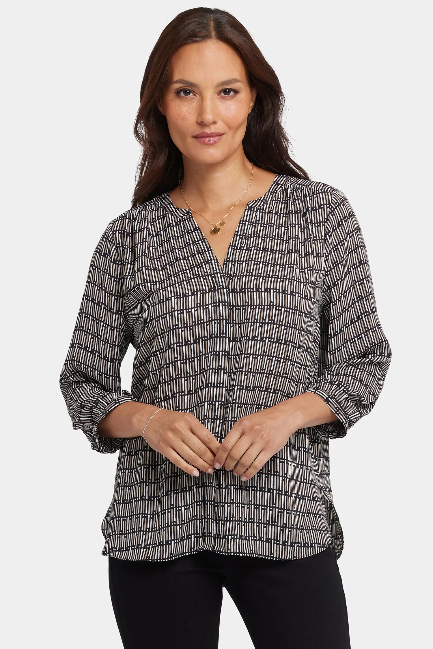 Pintuck Blouse - Arrieta