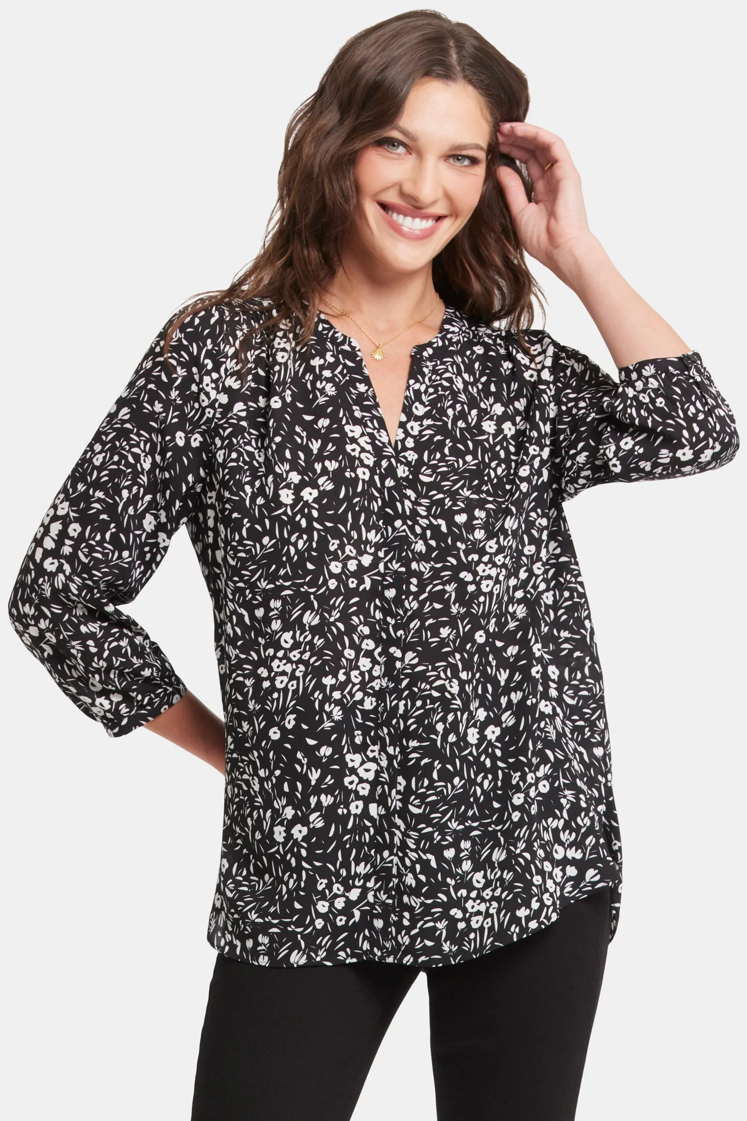 Pintuck Blouse - Daniela Ditsy