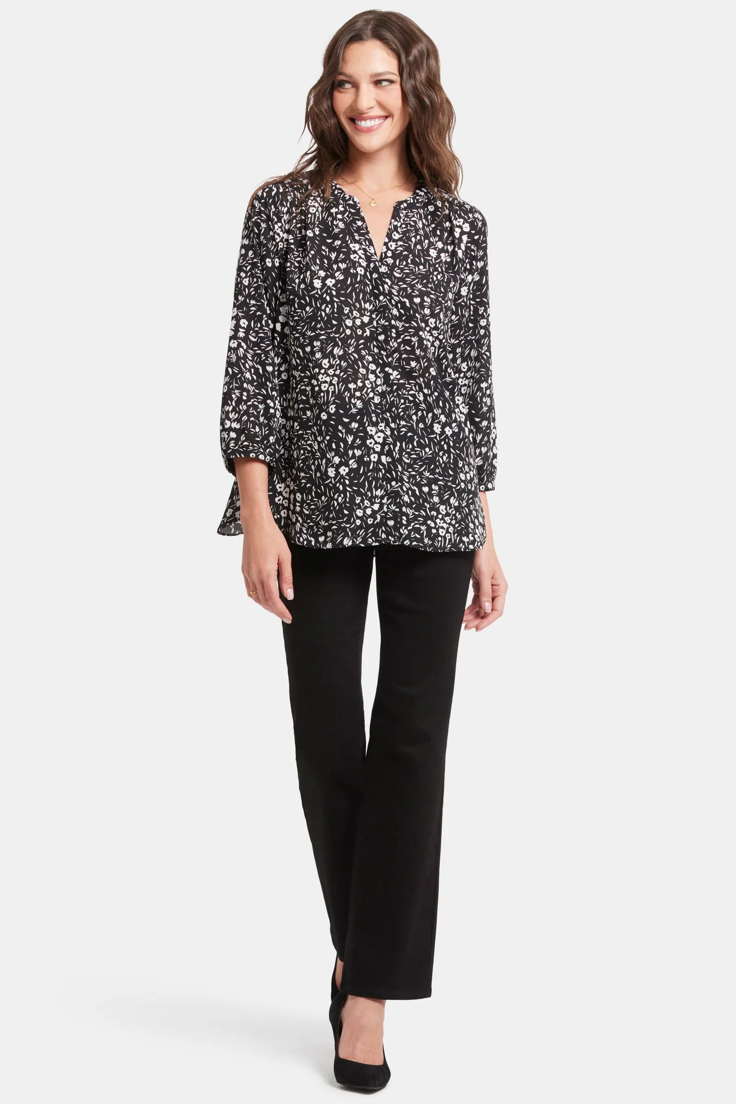 Pintuck Blouse - Daniela Ditsy