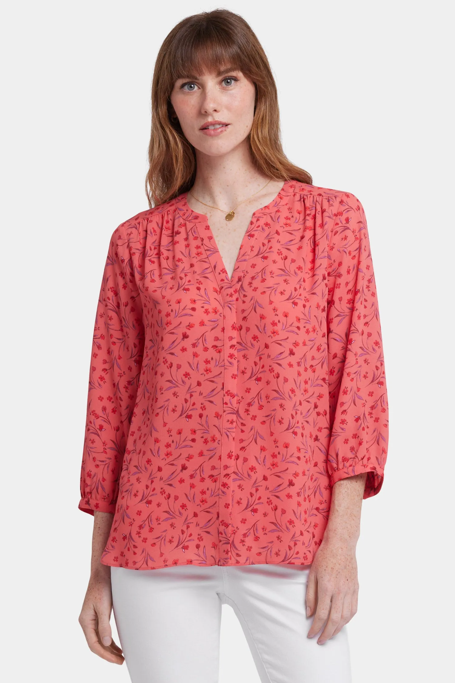 Pintuck Blouse - Fernanda Flores
