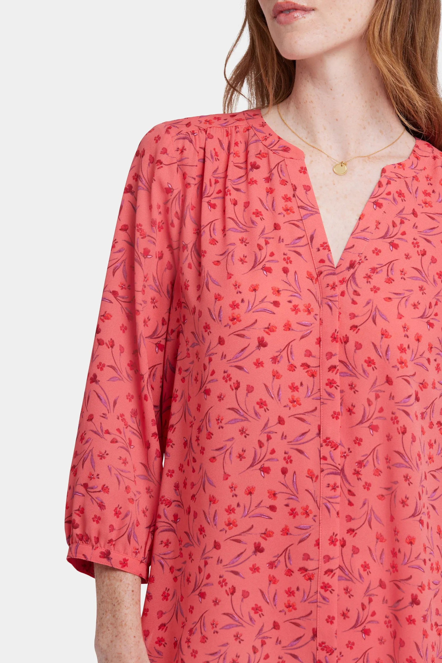 Pintuck Blouse - Fernanda Flores