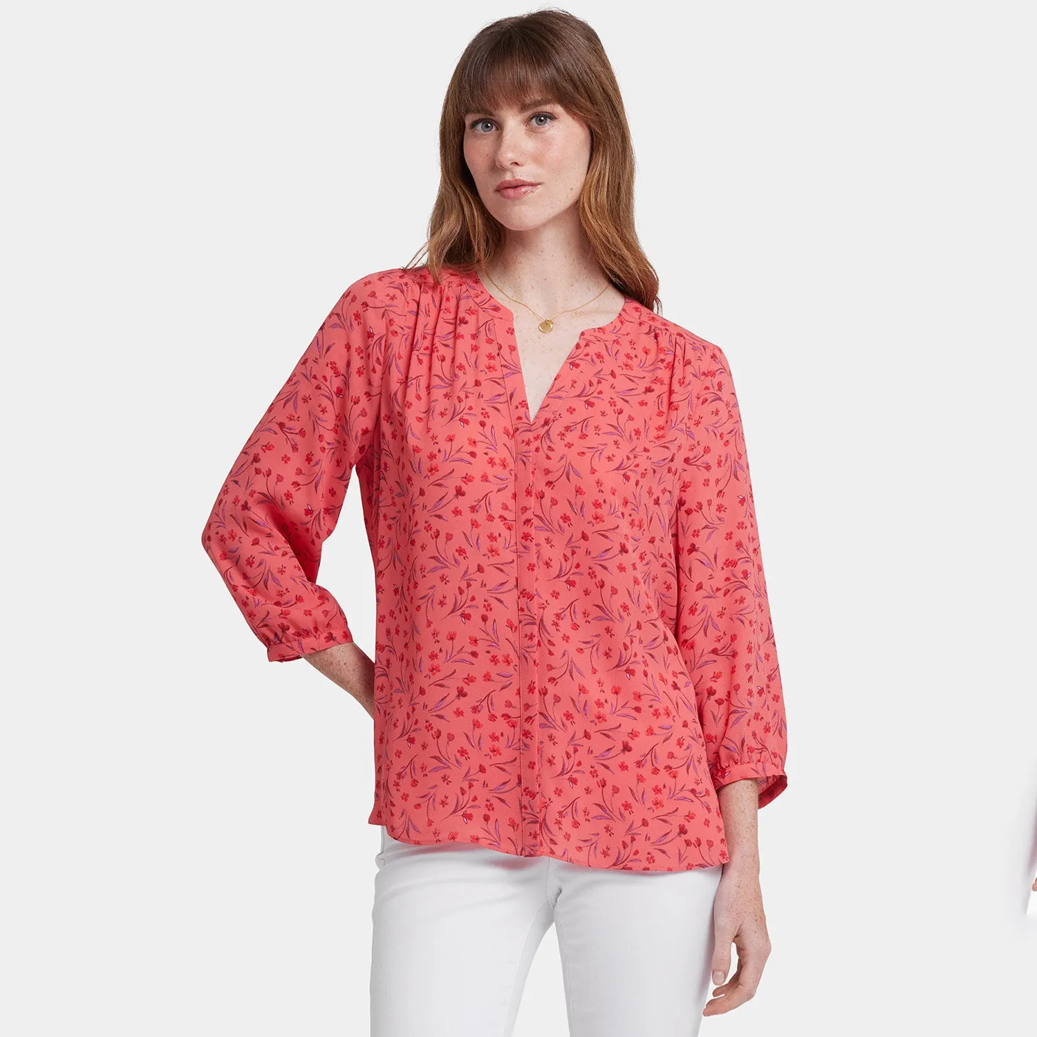 Pintuck Blouse - Fernanda Flores