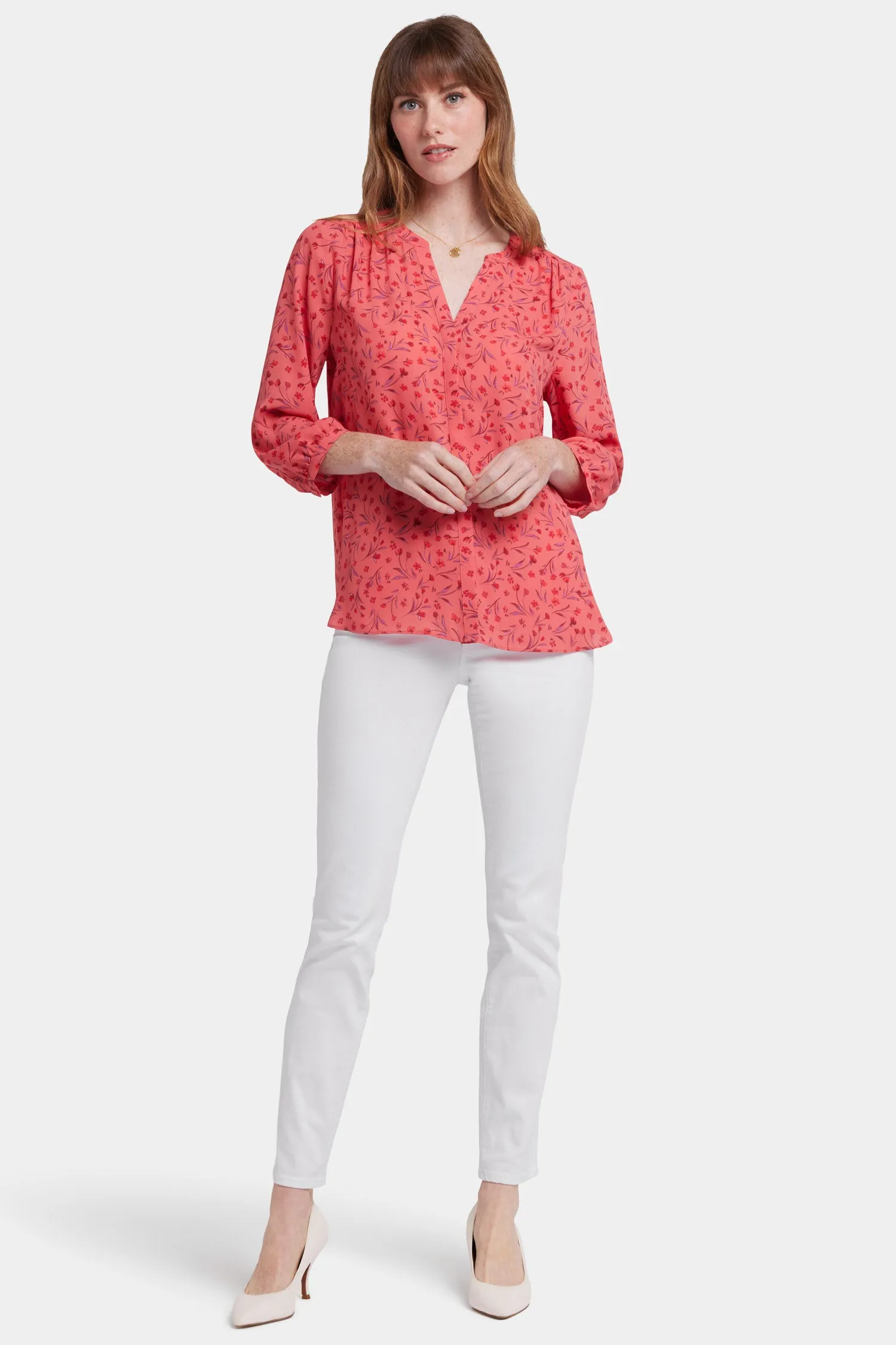 Pintuck Blouse - Fernanda Flores