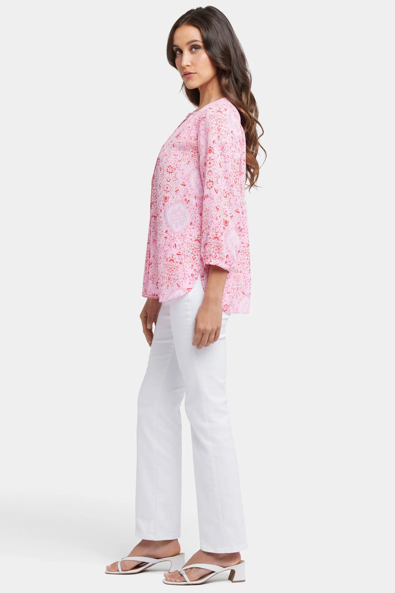 Pintuck Blouse - Isla Magica