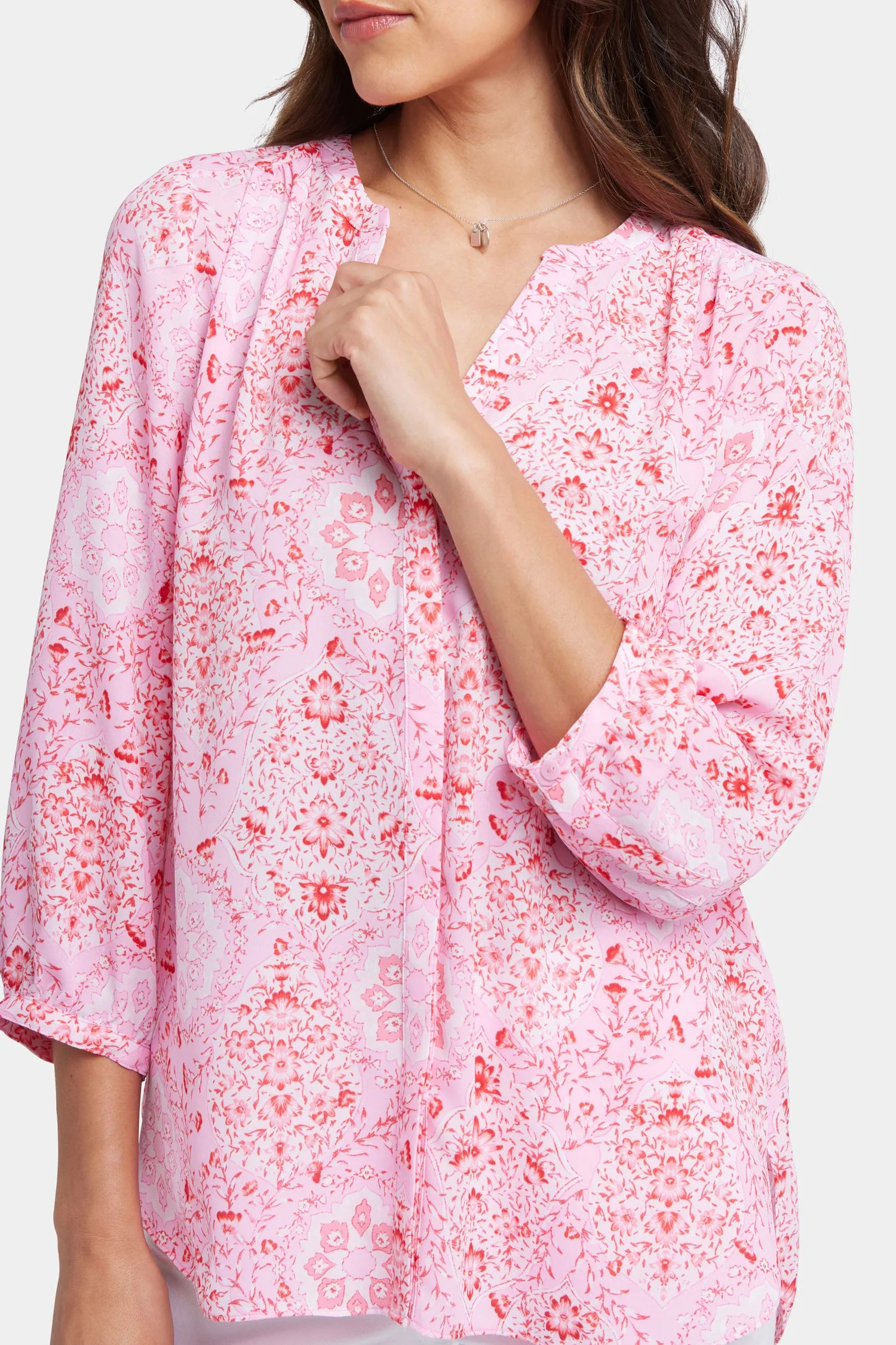 Pintuck Blouse - Isla Magica