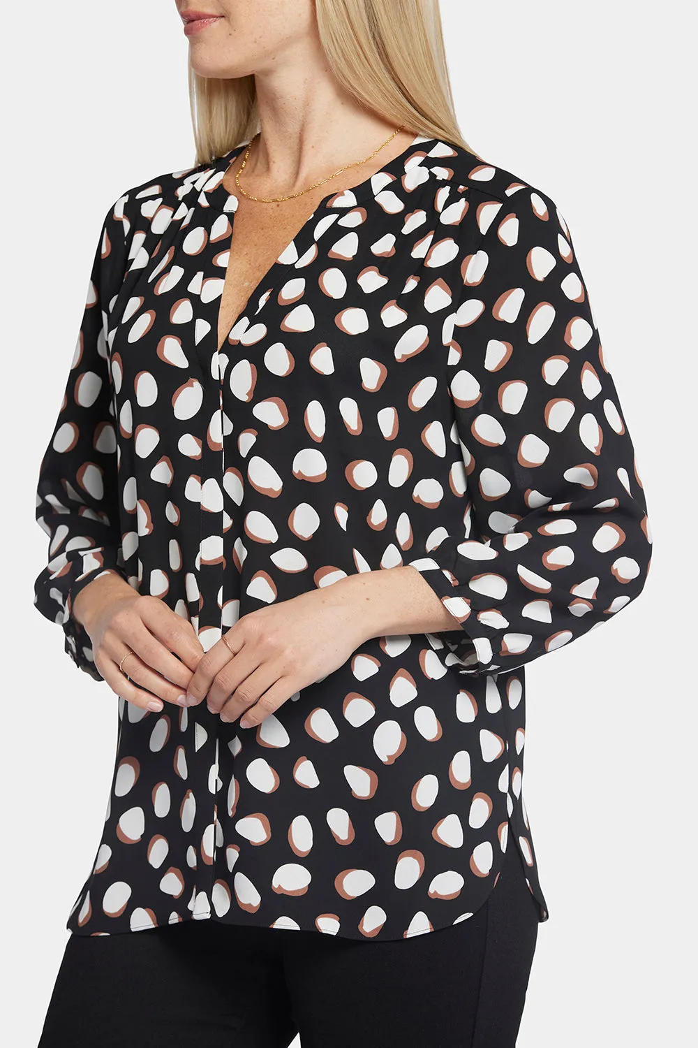 Pintuck Blouse - Matilda Dot