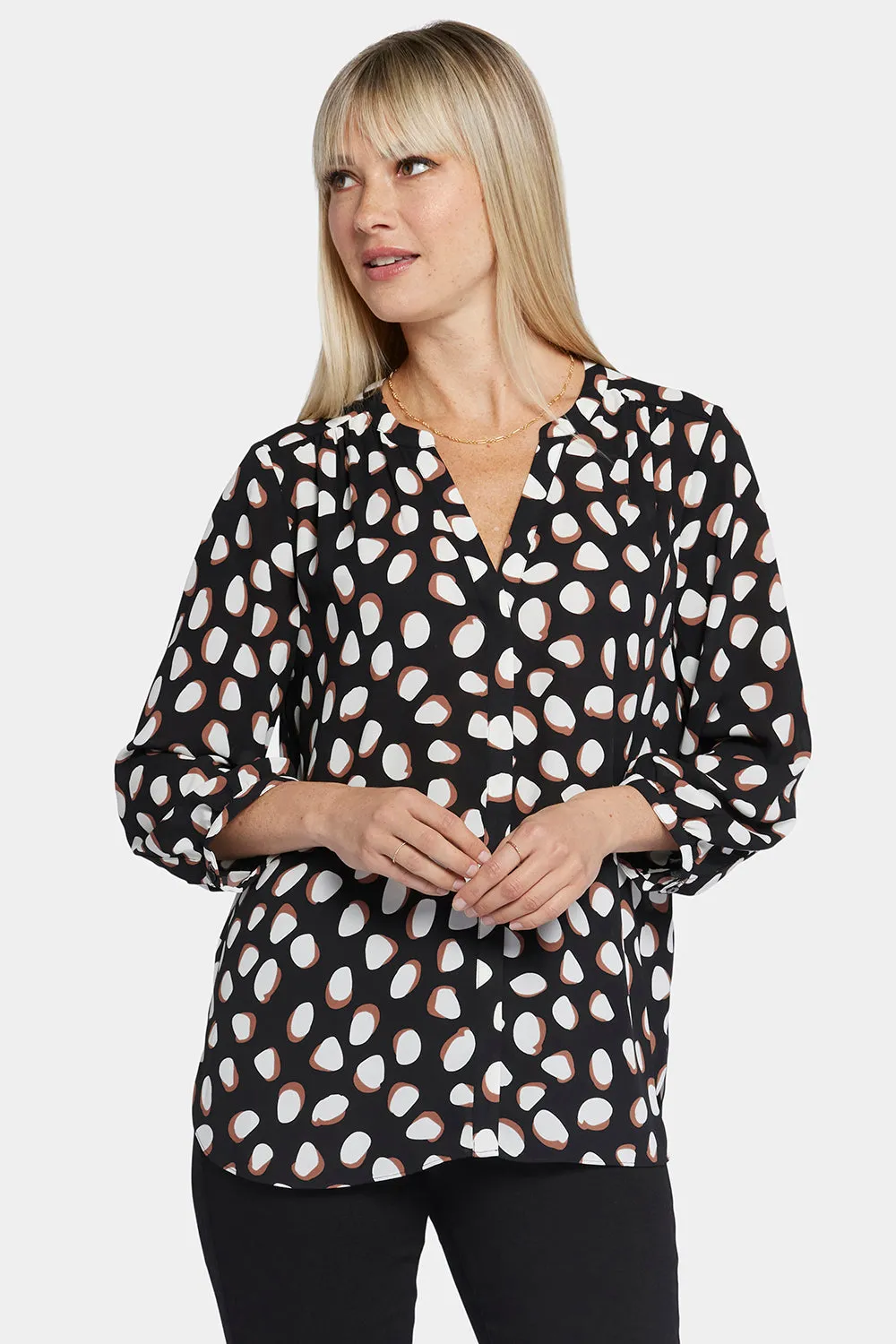 Pintuck Blouse - Matilda Dot