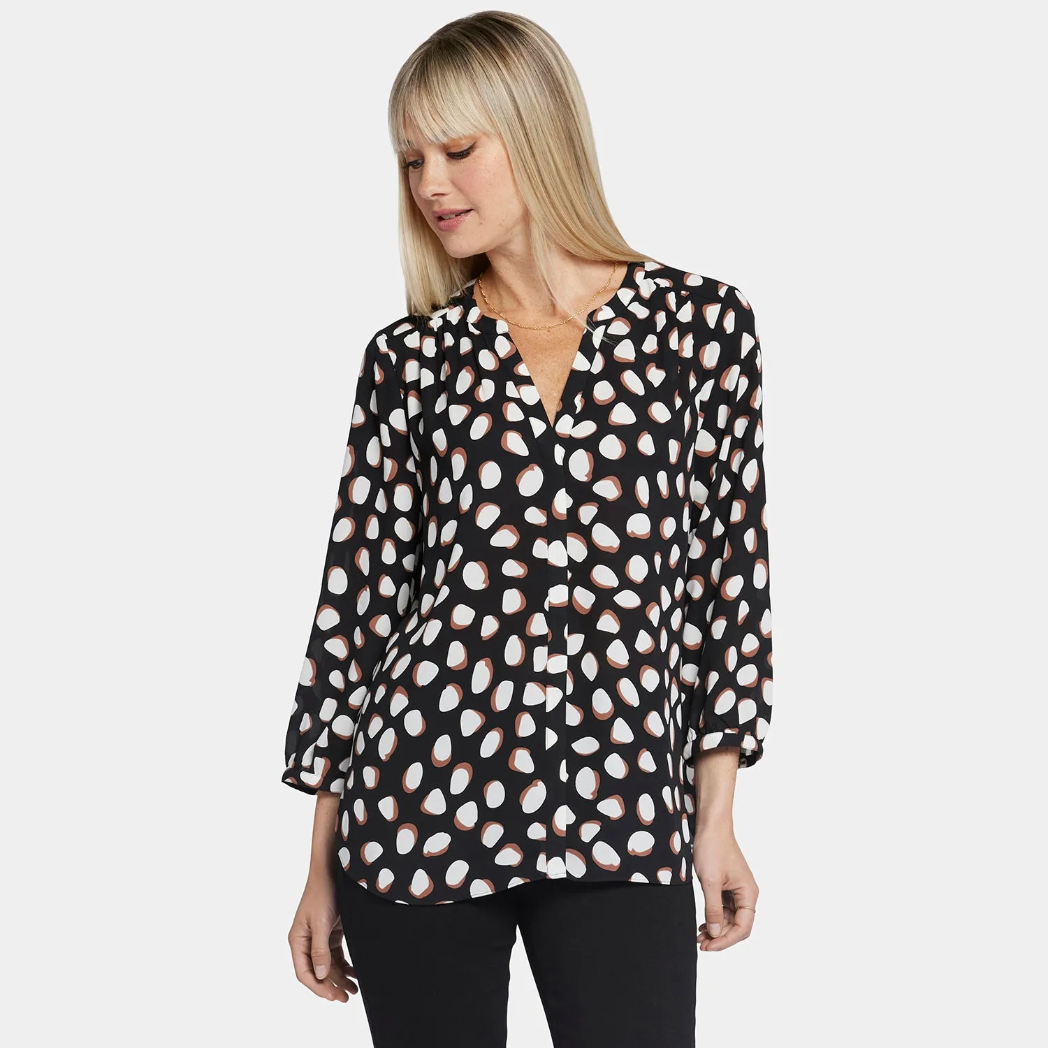 Pintuck Blouse - Matilda Dot
