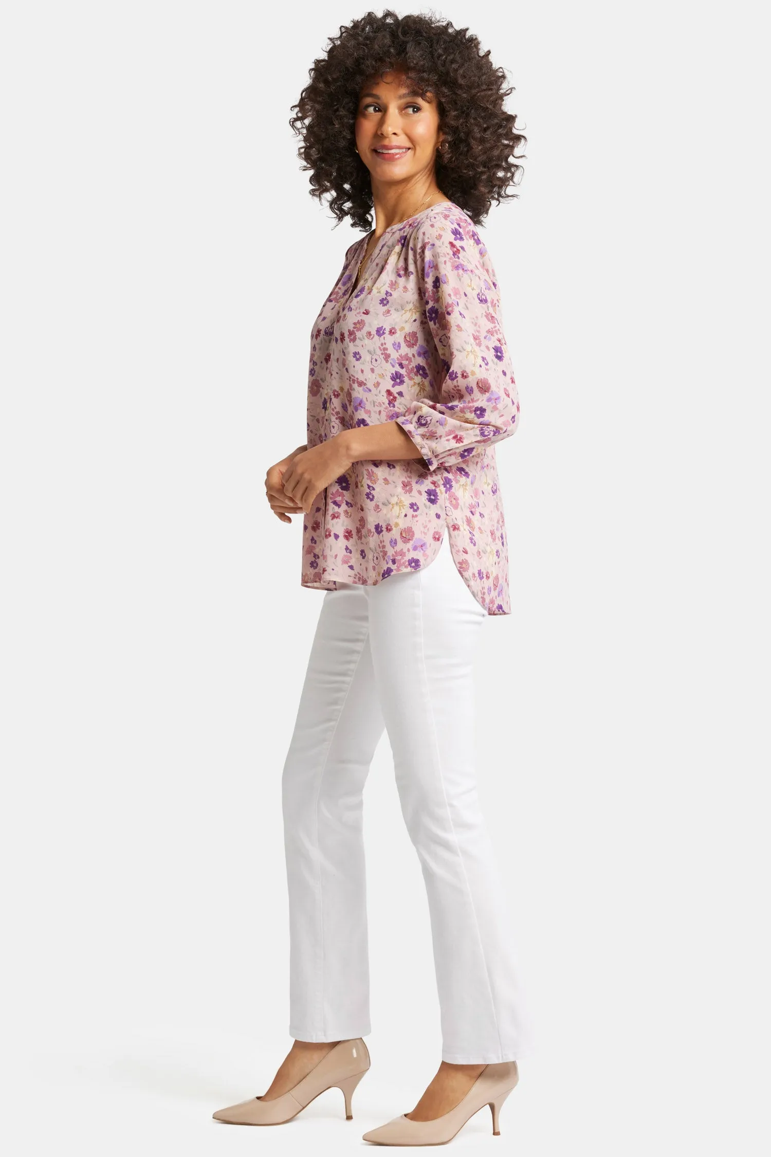 Pintuck Blouse - Meadowood