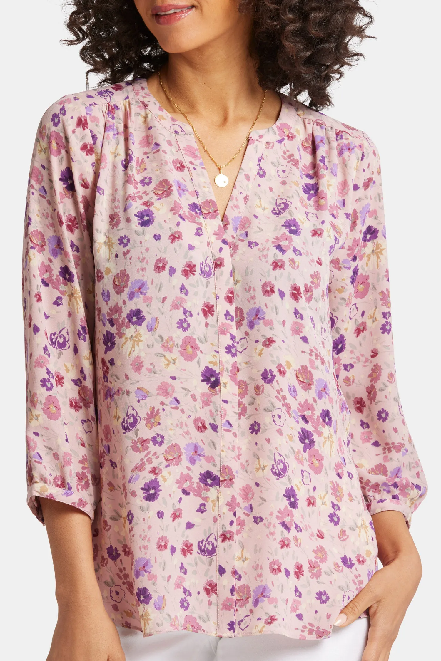 Pintuck Blouse - Meadowood