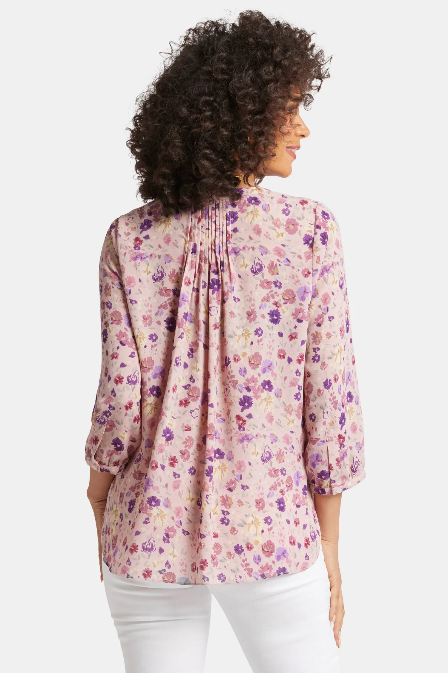 Pintuck Blouse - Meadowood