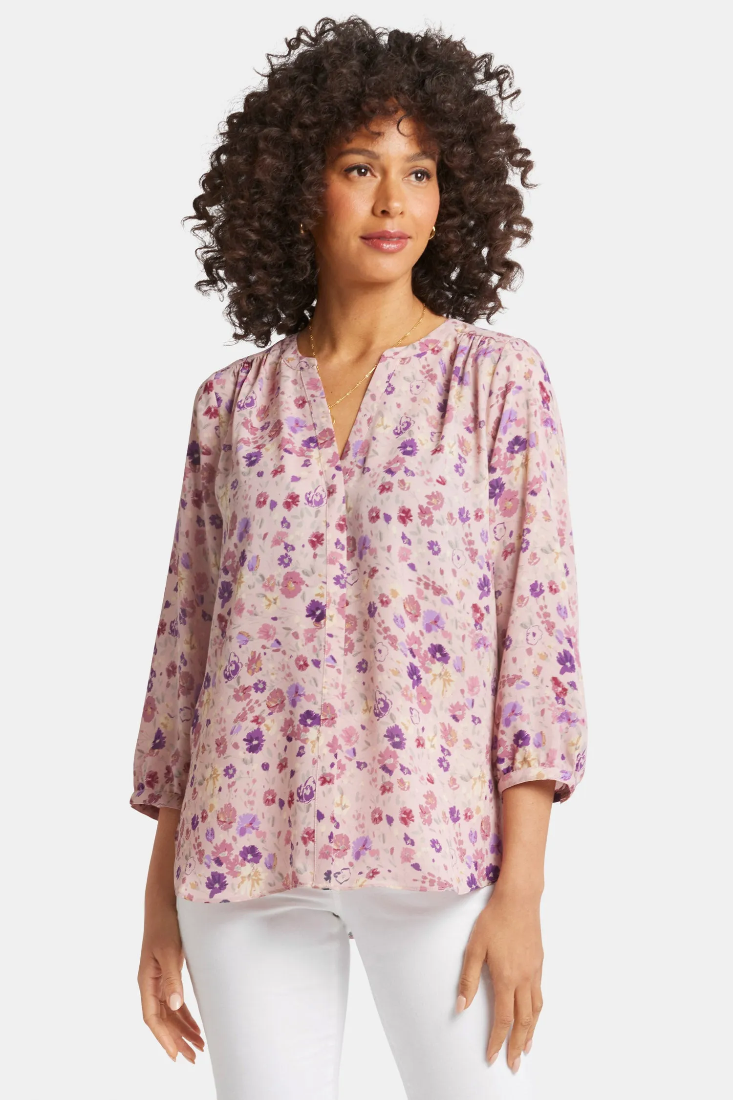 Pintuck Blouse - Meadowood