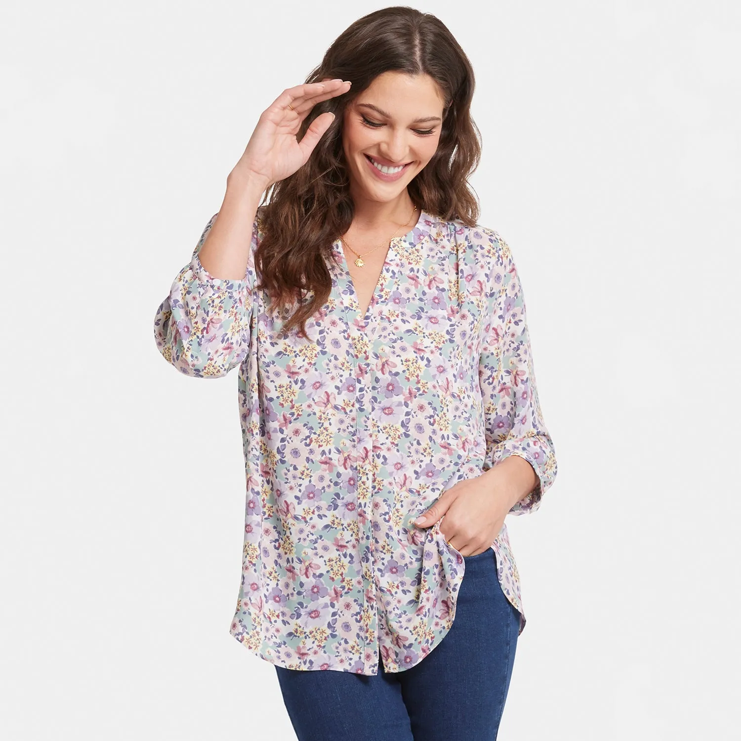 Pintuck Blouse - Michaela