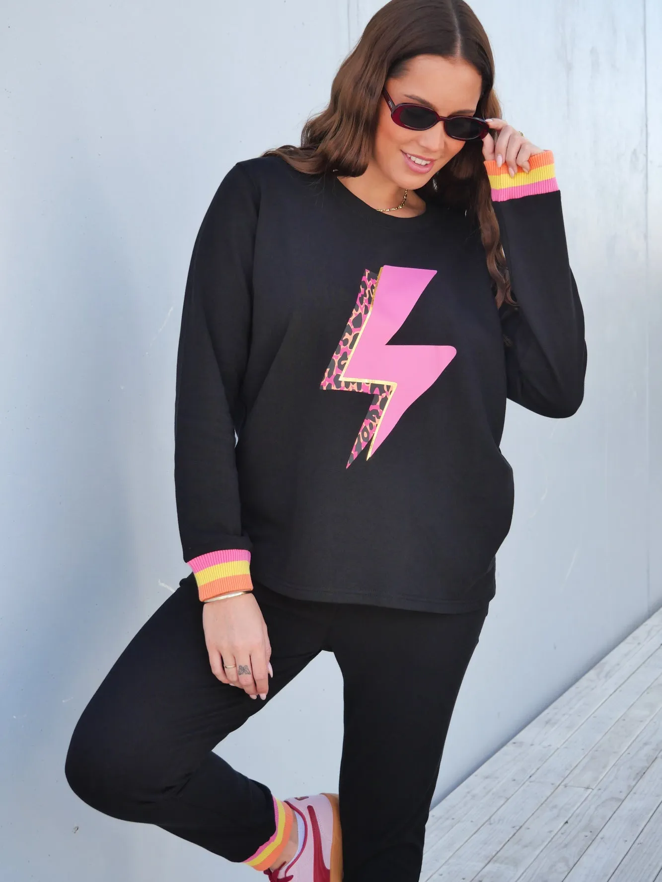 Rebel Club Bolt Crew Black
