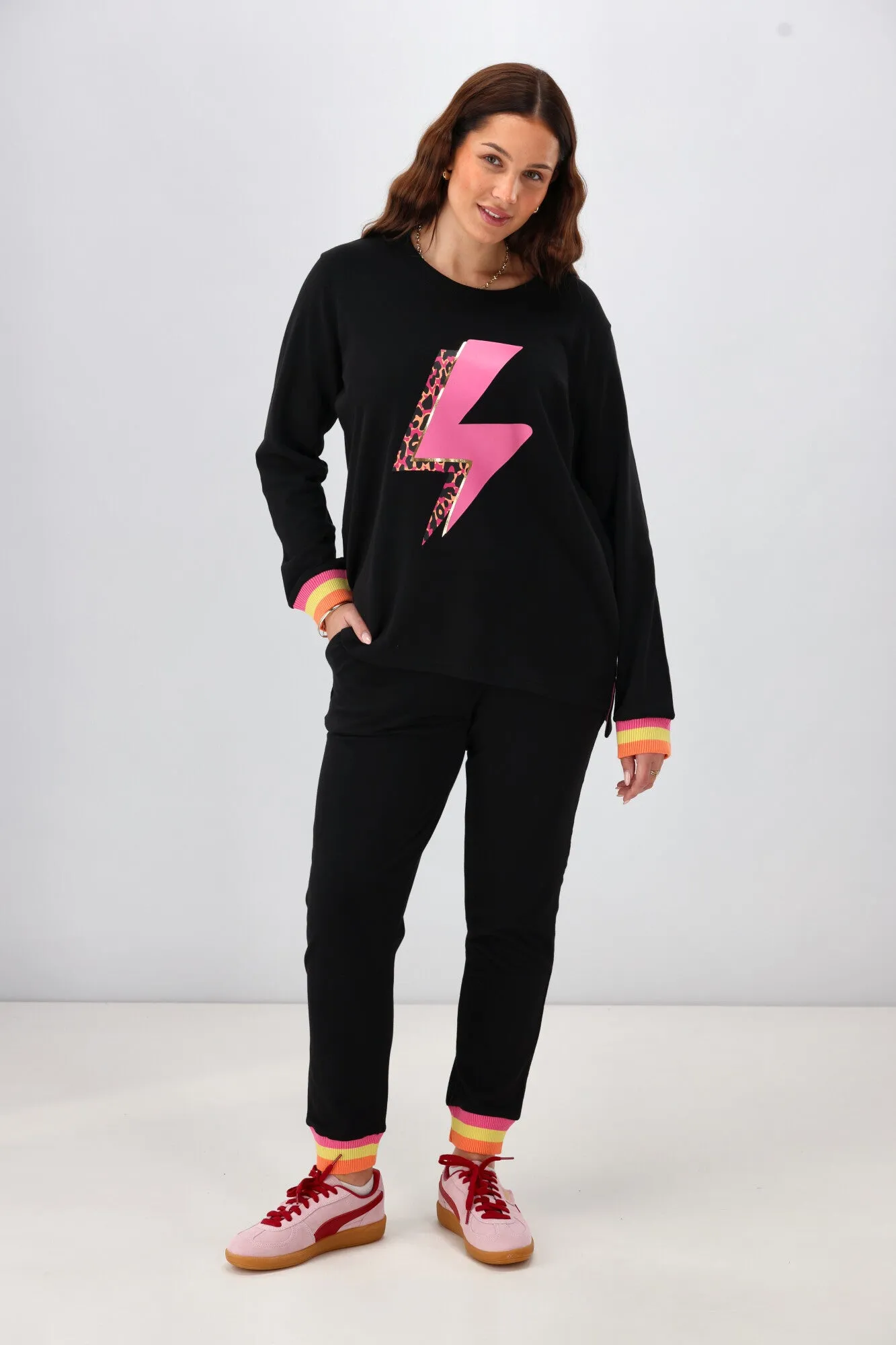 Rebel Club Bolt Crew Black