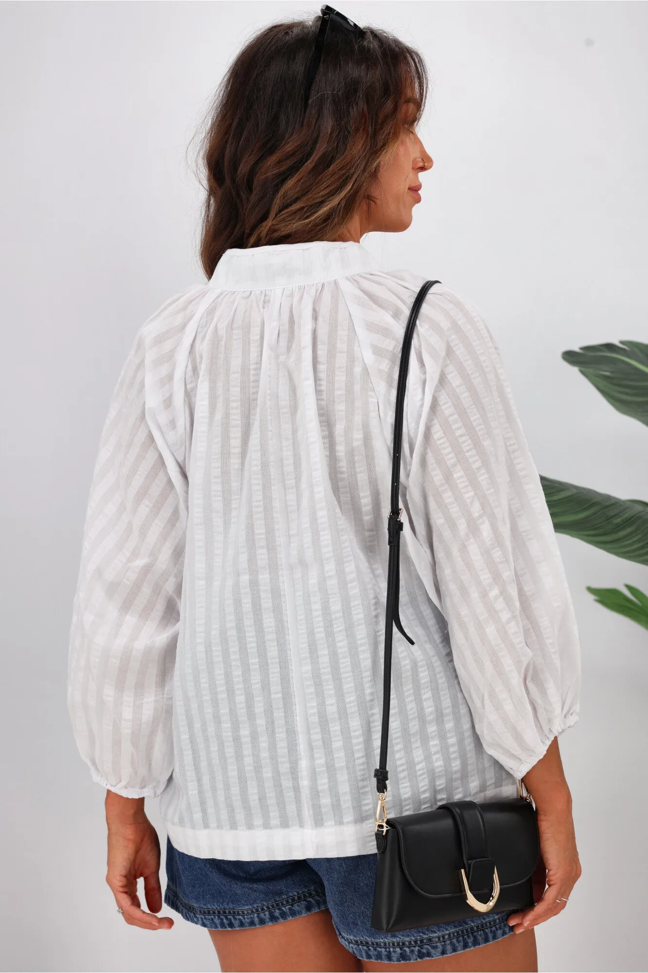Sass Phillipa Top White