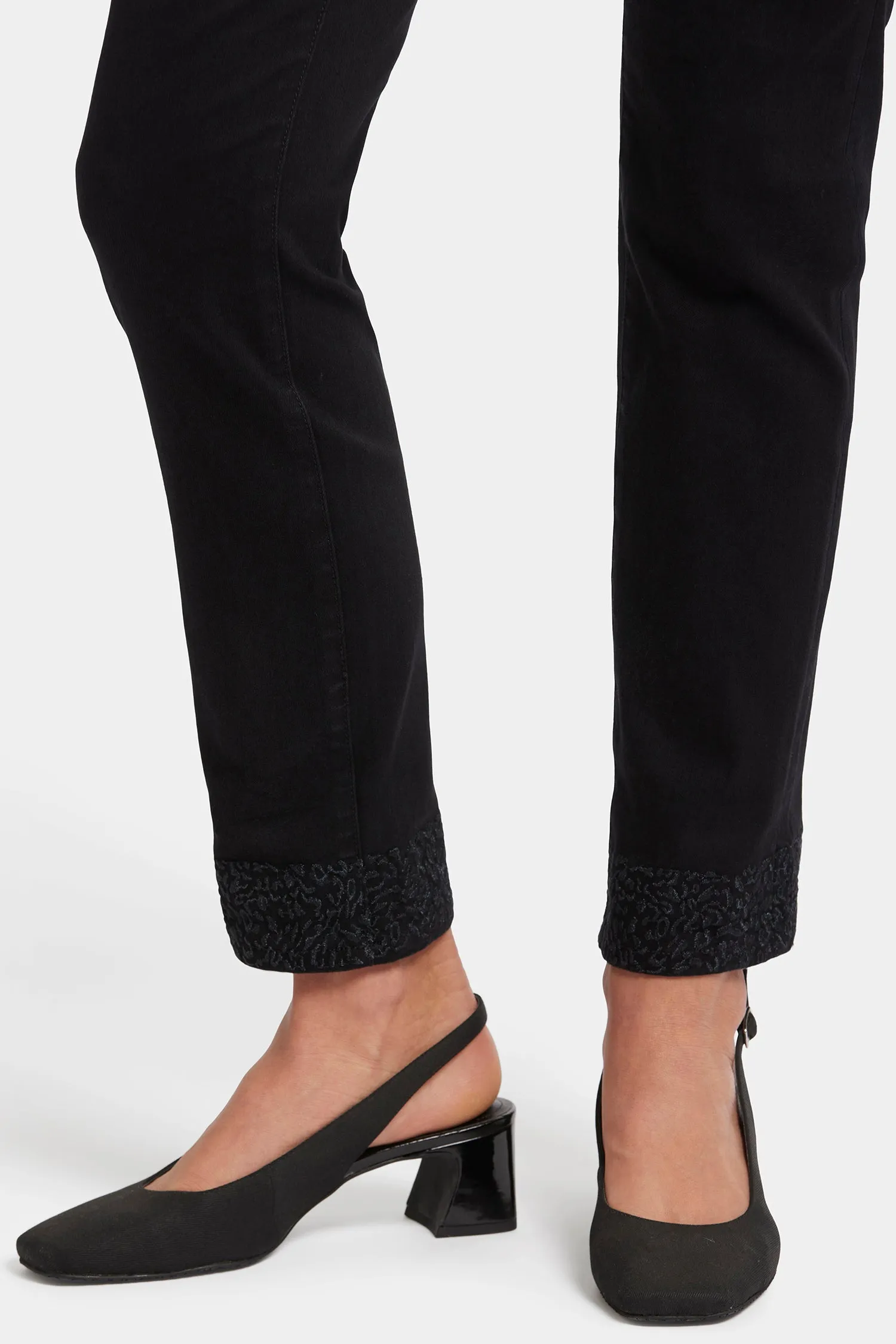 Sheri Slim Ankle Jeans - Black Rinse