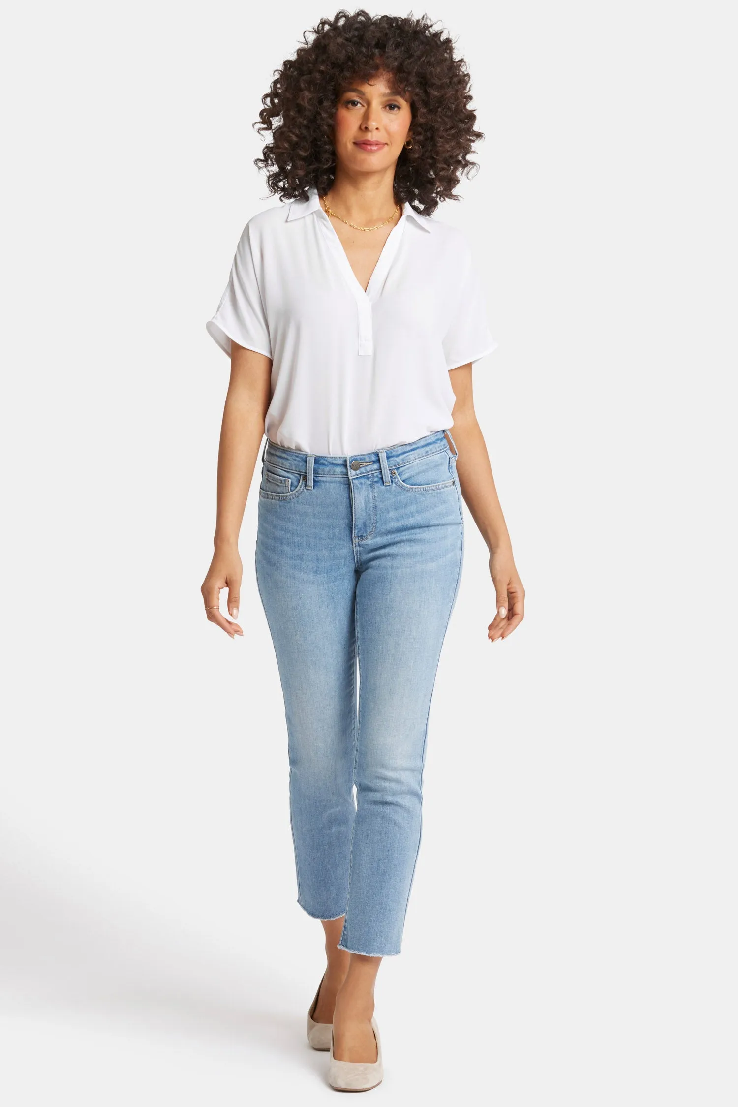 Sheri Slim Ankle Jeans - Blue Valley