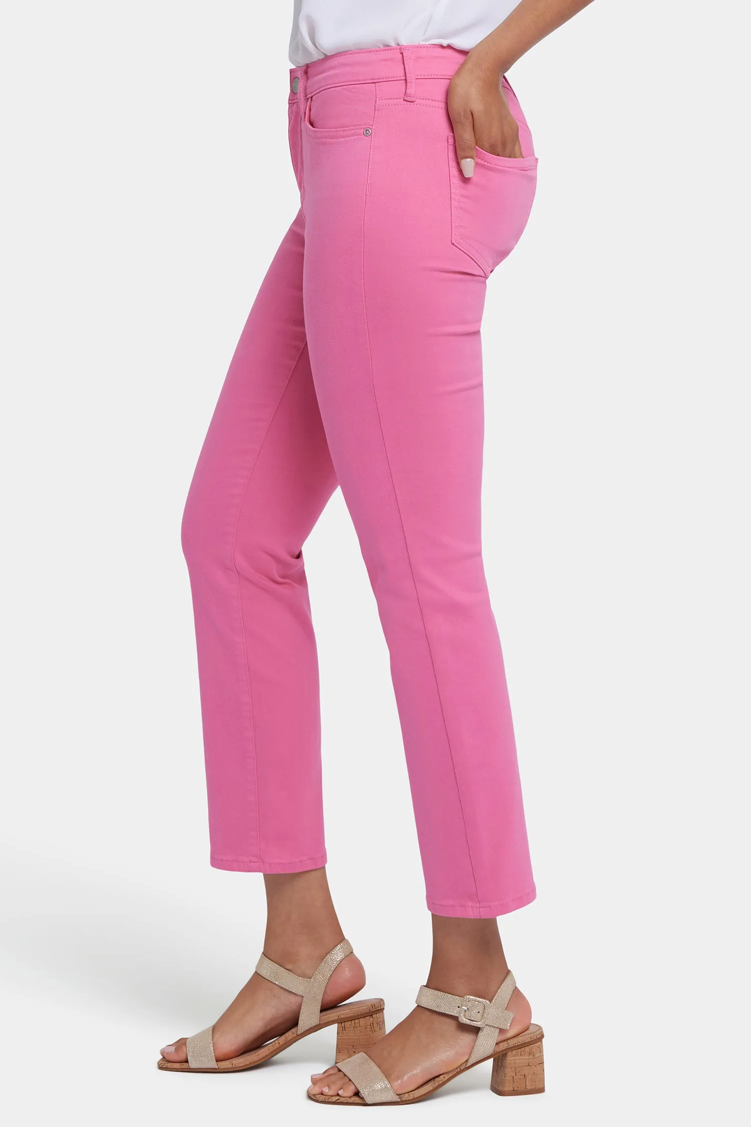 Sheri Slim Ankle Jeans - Honeysuckle