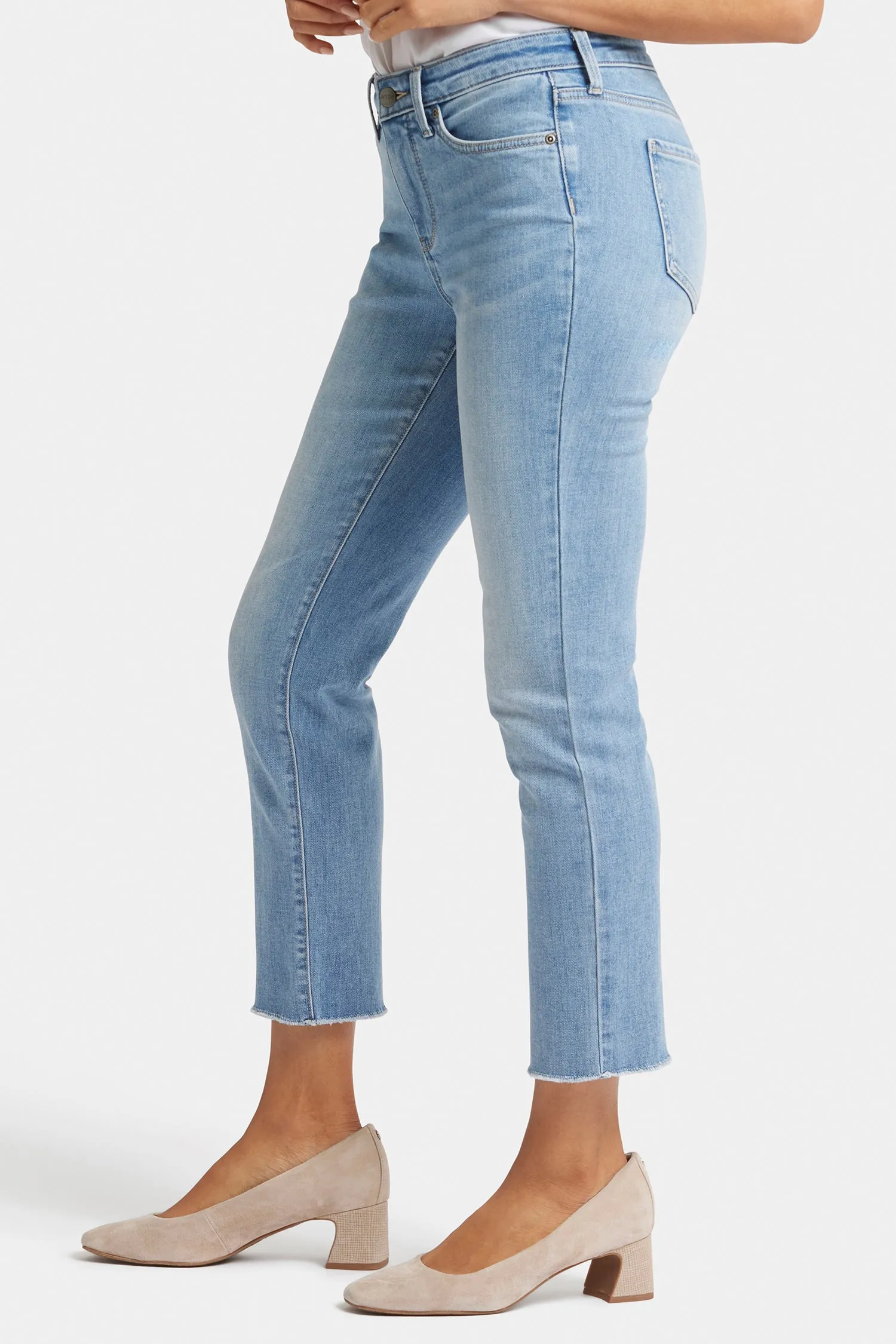 Sheri Slim Ankle Jeans In Petite - Blue Valley