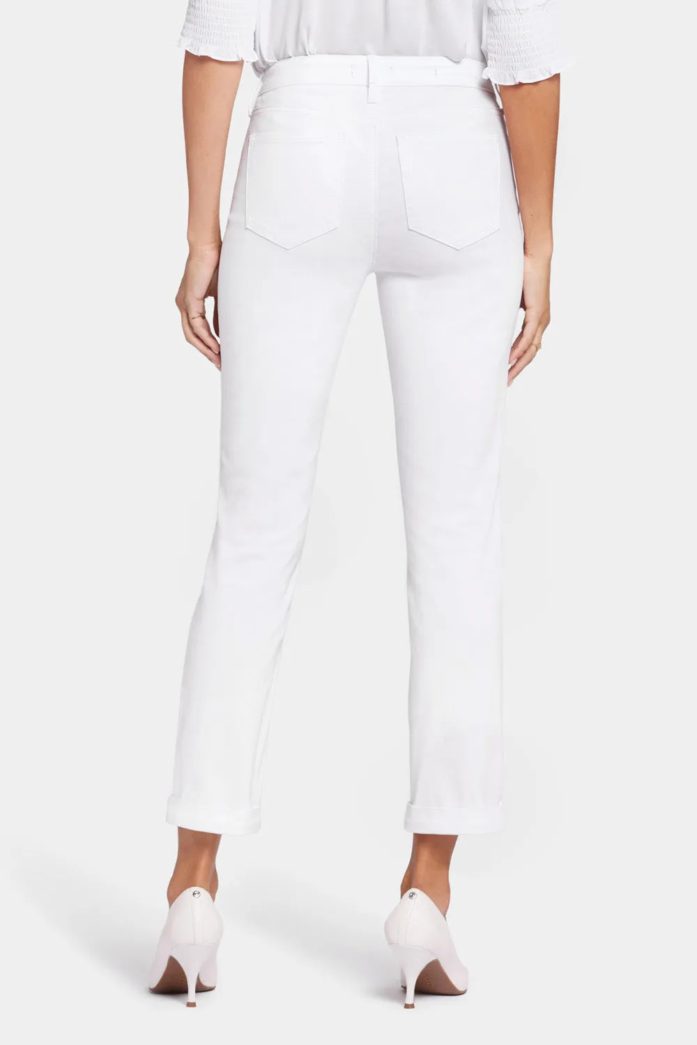 Sheri Slim Ankle Jeans - Optic White