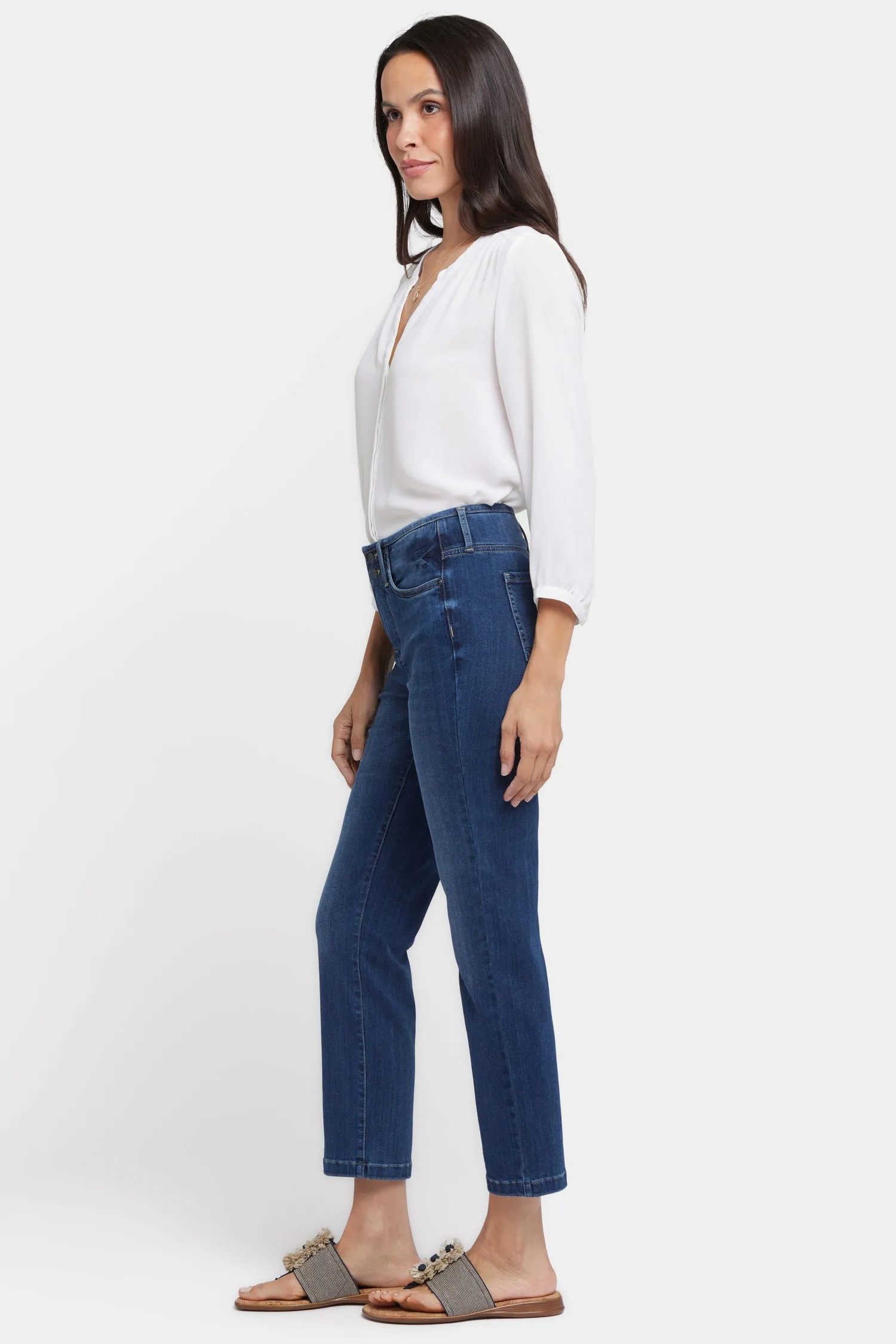Sheri Slim Ankle Jeans - Rio Rapids