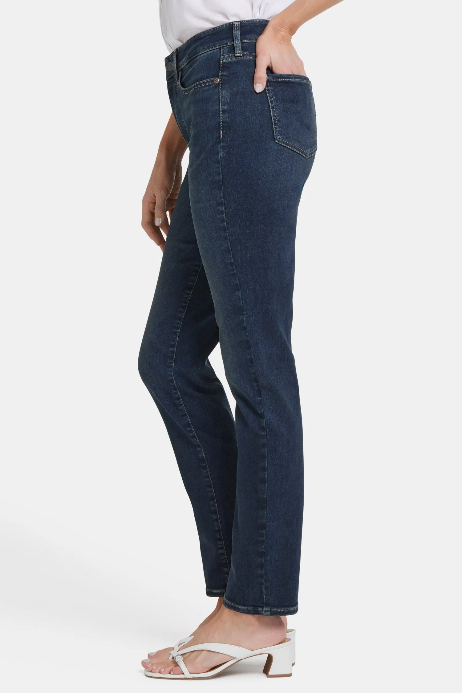 Sheri Slim Jeans In Long Inseam - Presley