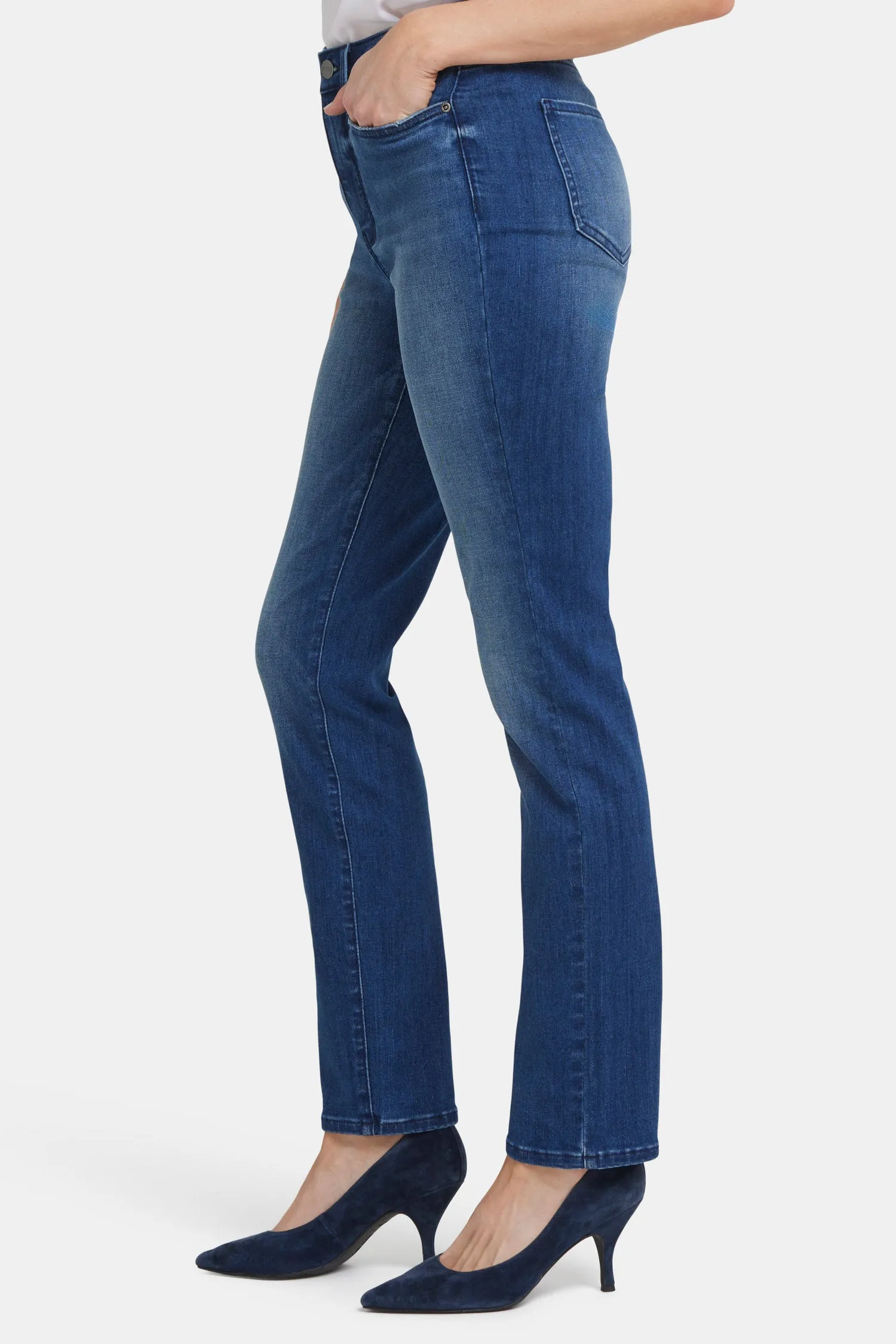 Sheri Slim Jeans In Petite - Moonlight
