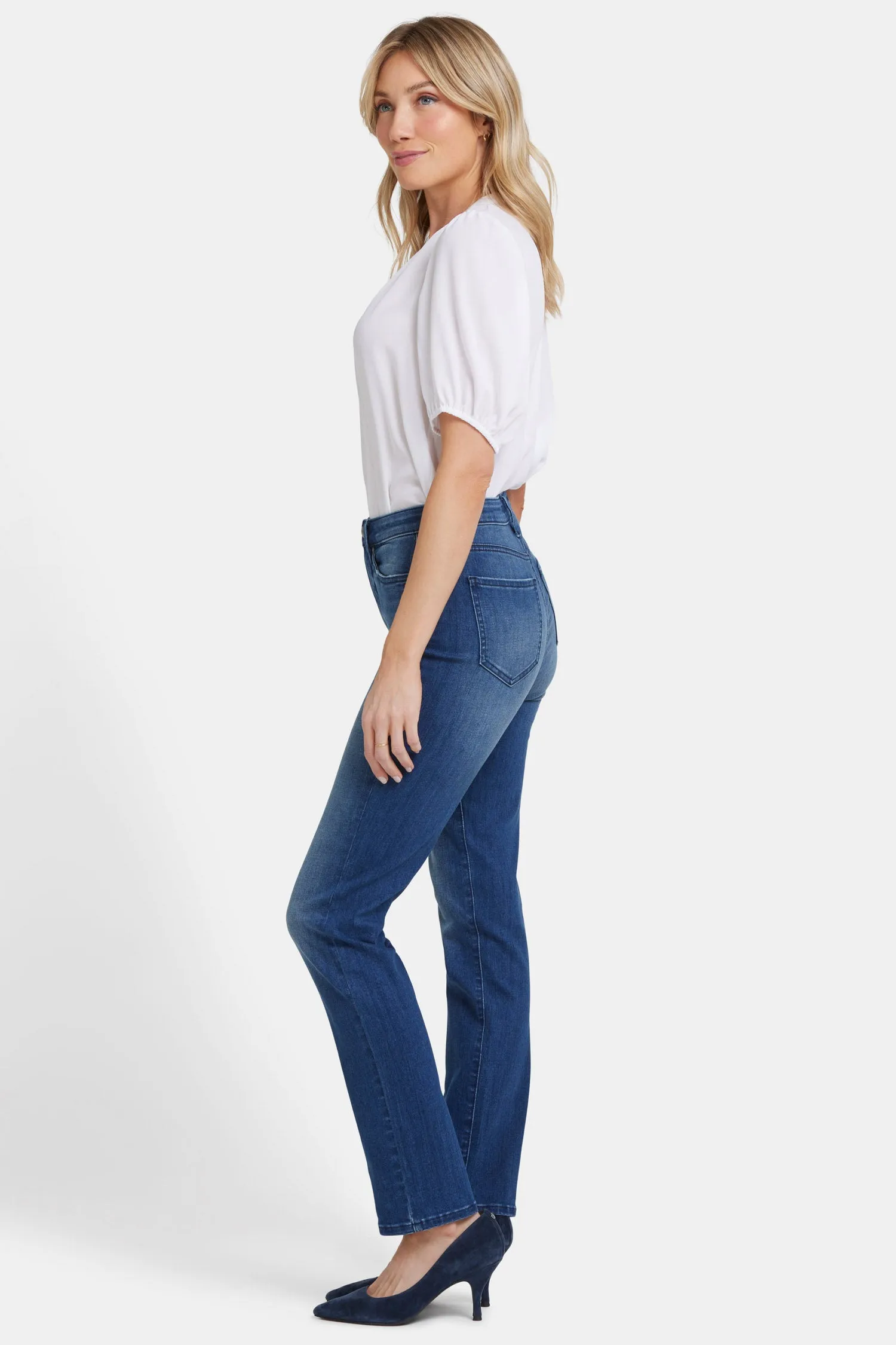 Sheri Slim Jeans In Petite - Moonlight