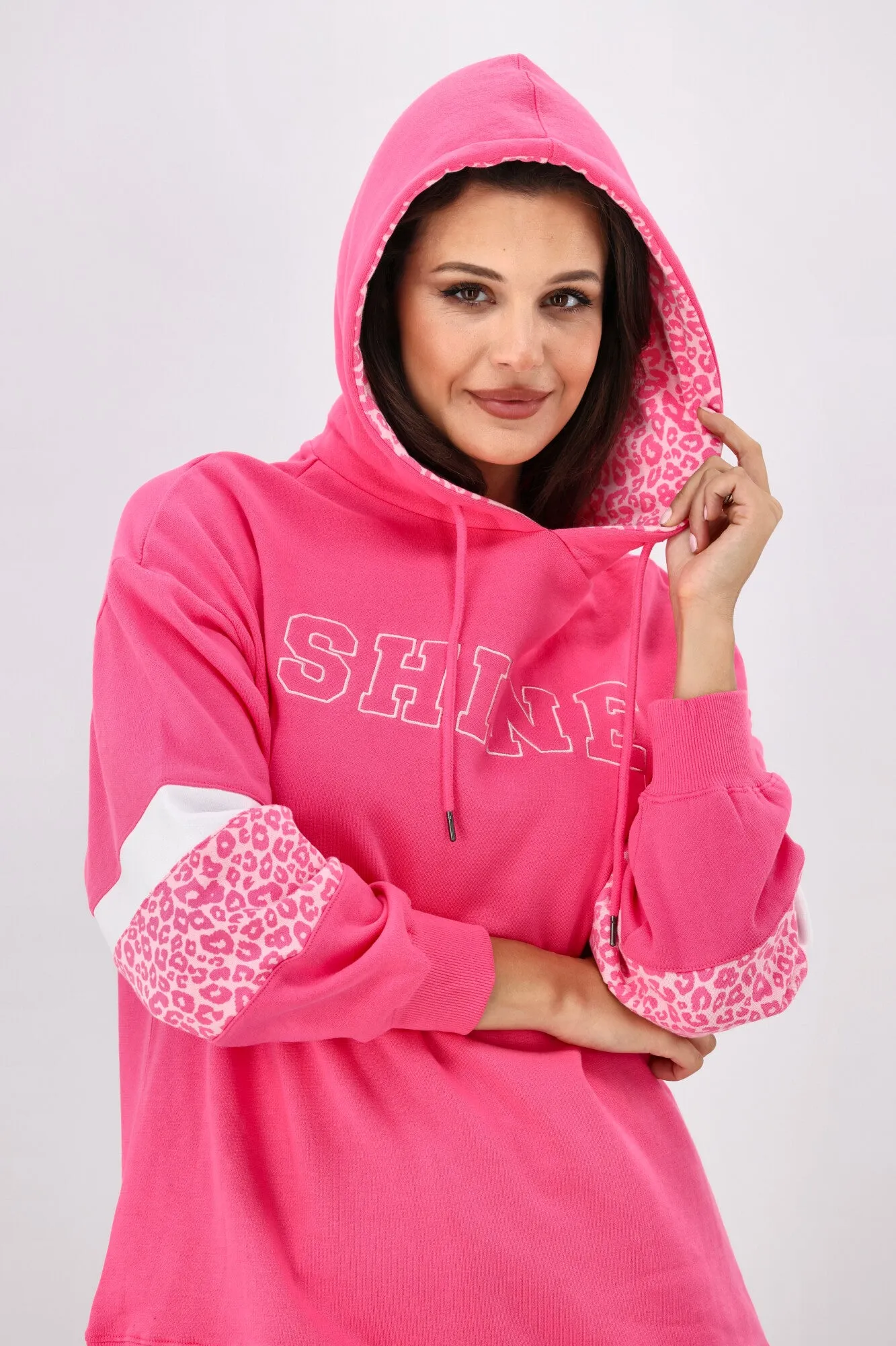 Shine On Label Nina Hoodie Pink