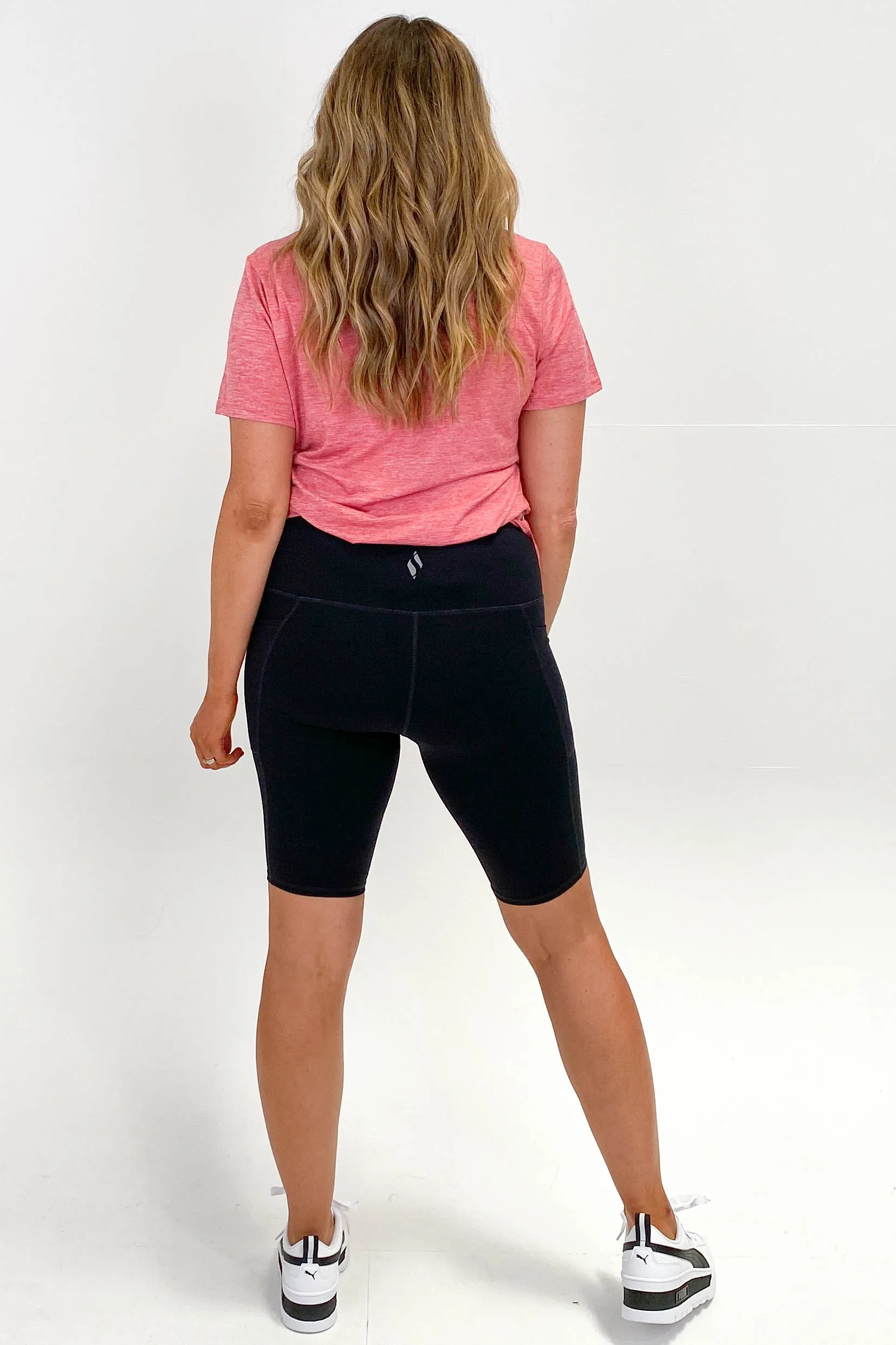 Skechers Go Walk High Waisted Bike Short Black