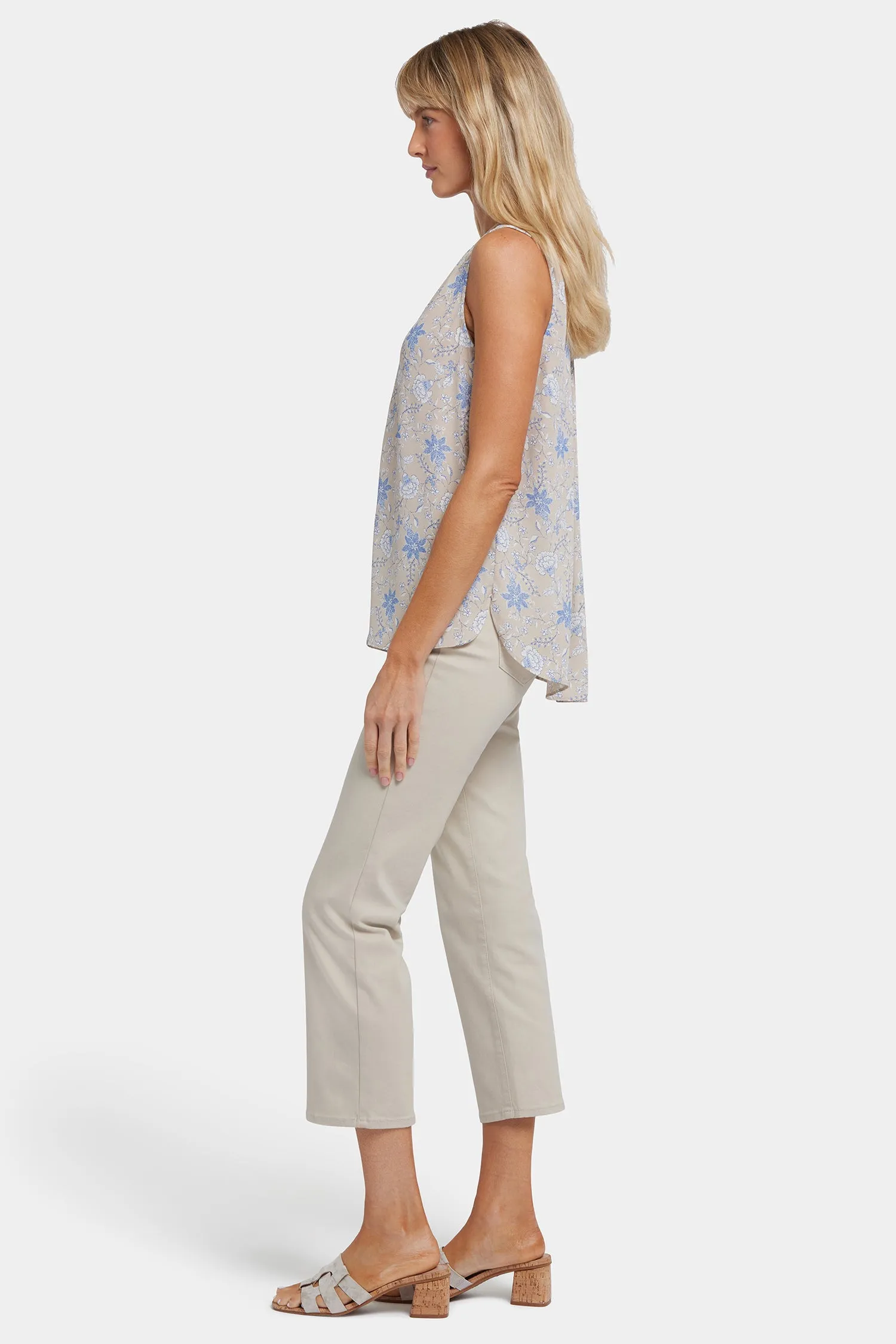 Sleeveless Pintuck Blouse - Antonia