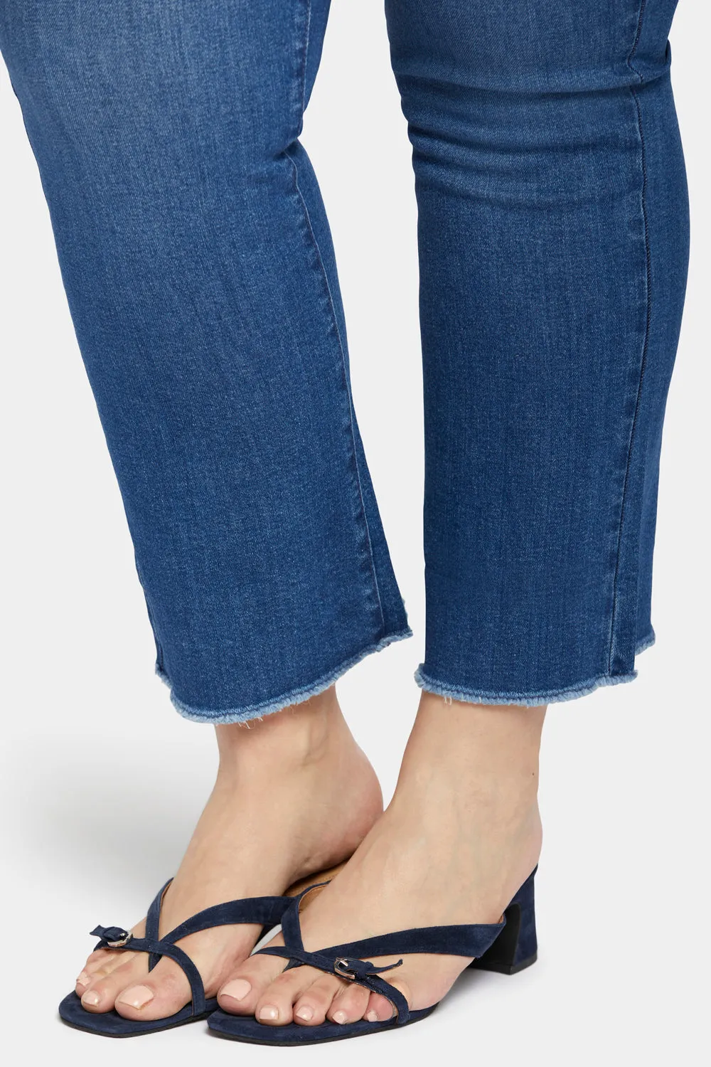 Slim Bootcut Ankle Jeans In Plus Size - Desire