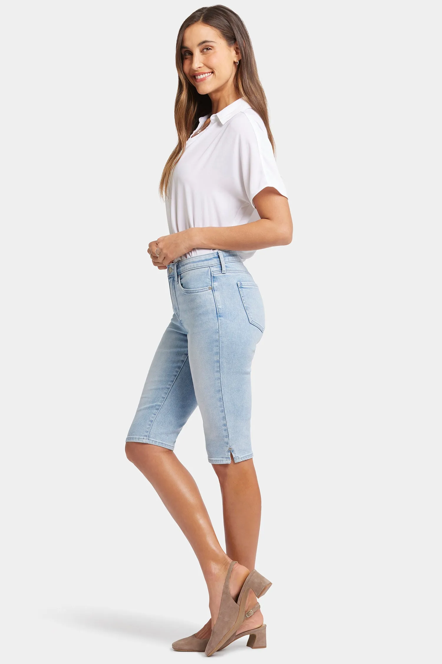 Sophie Bike Capri Jeans - Misty Ridge