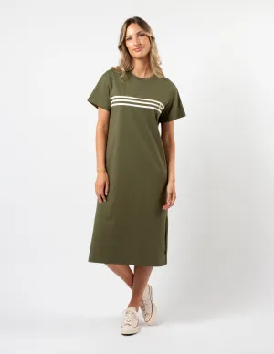 Stella   Gemma Maxie T-Shirt Dress Khaki White