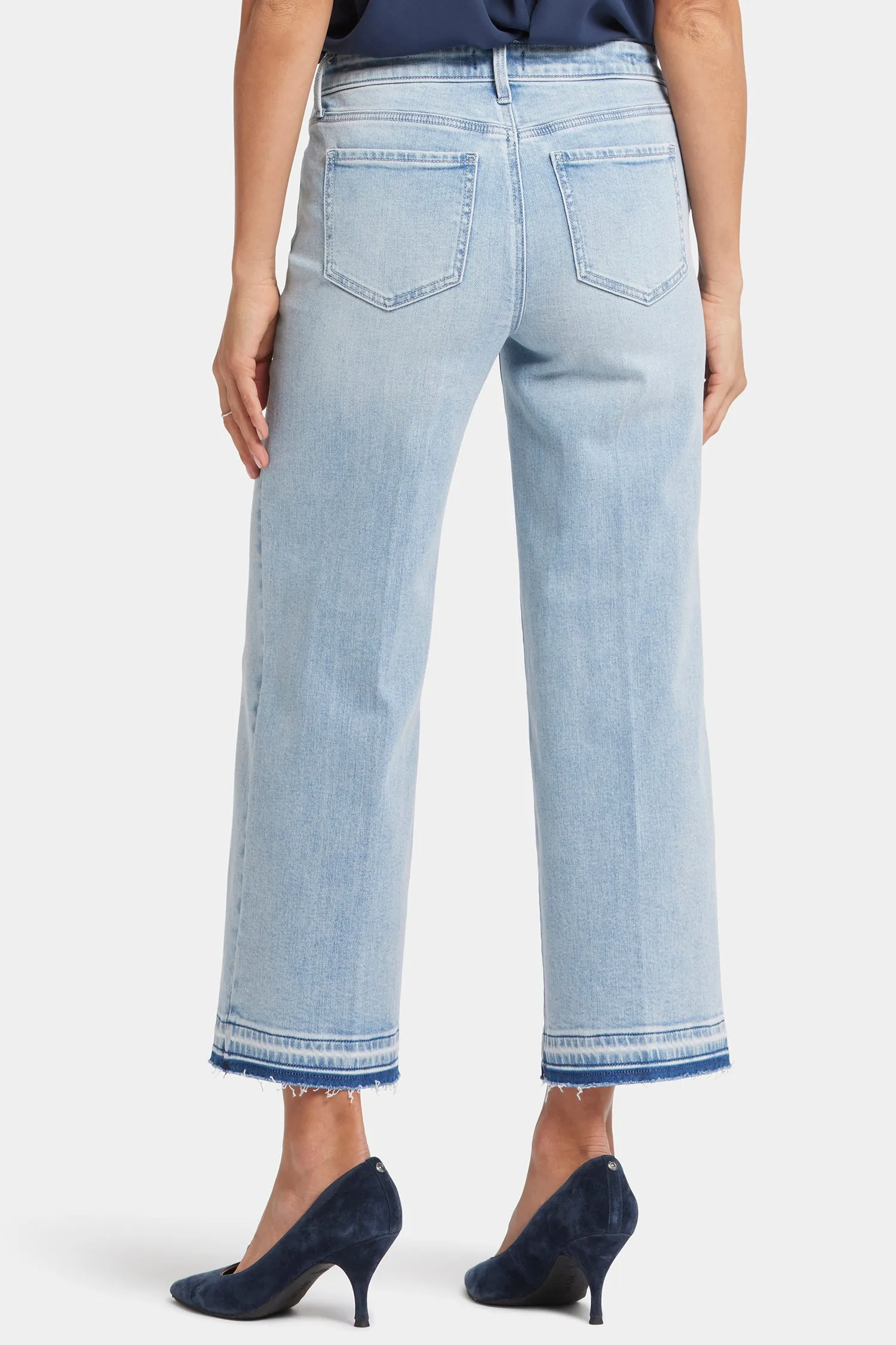 Teresa Wide Leg Ankle Jeans - Misty Ridge