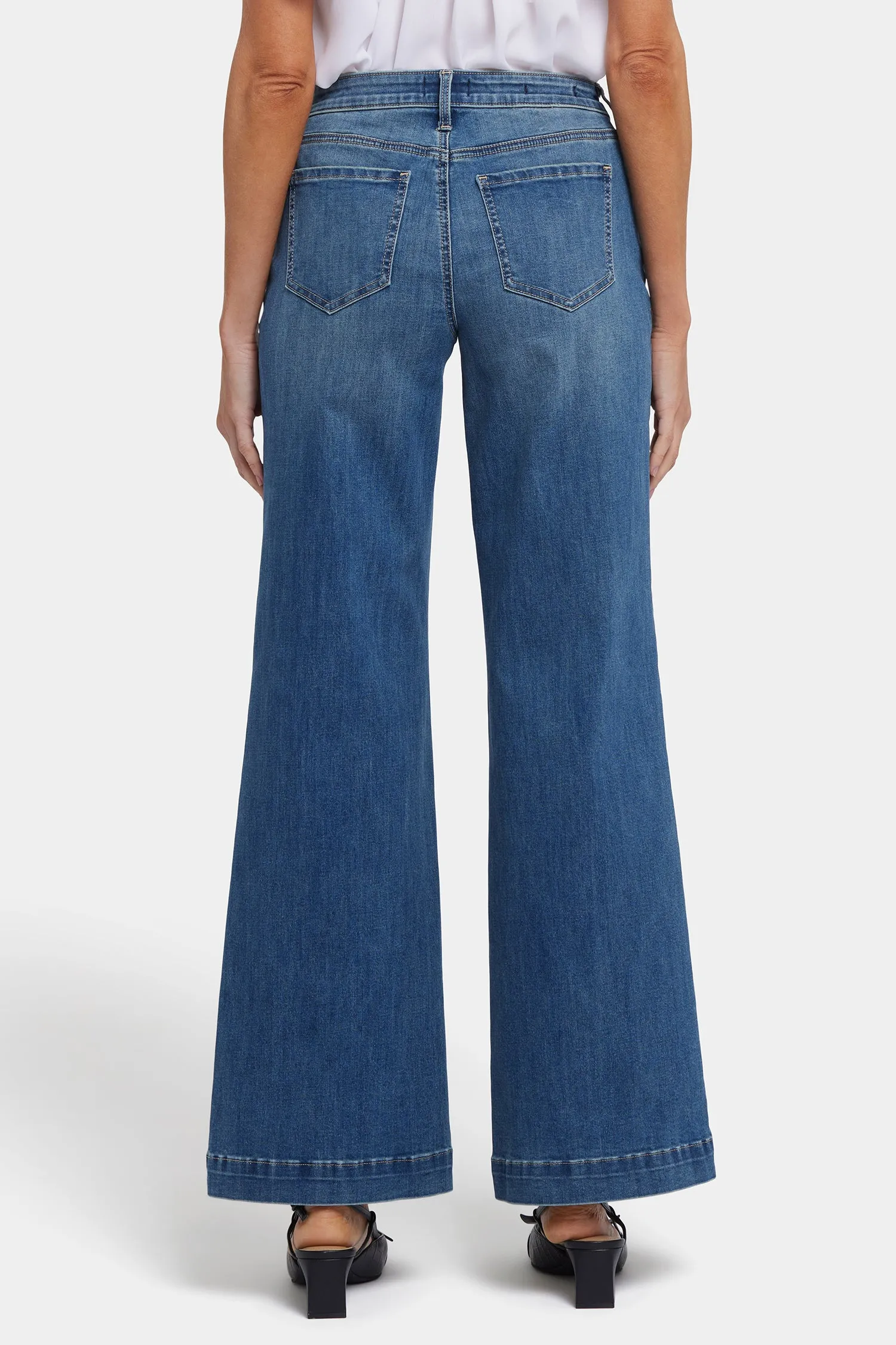 Teresa Wide Leg Jeans - Costa Brava