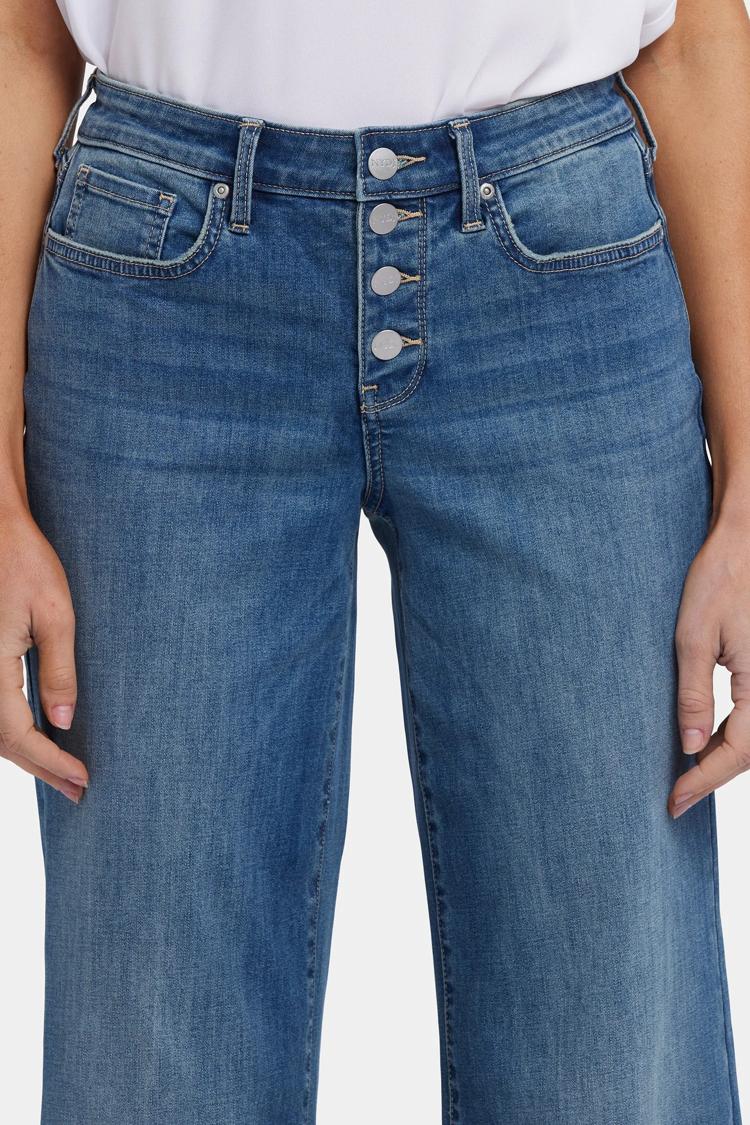 Teresa Wide Leg Jeans - Costa Brava