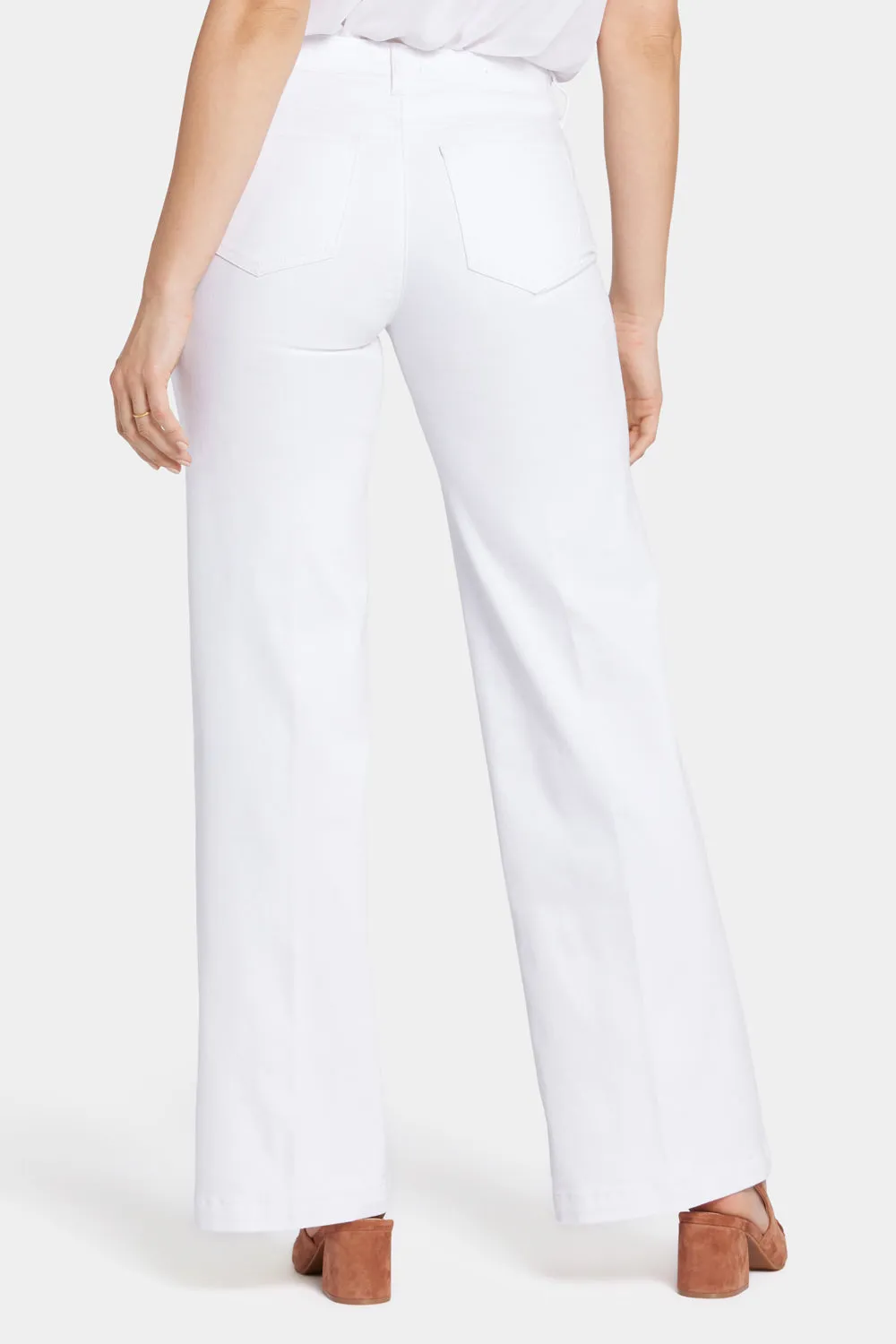 Teresa Wide Leg Jeans - Optic White