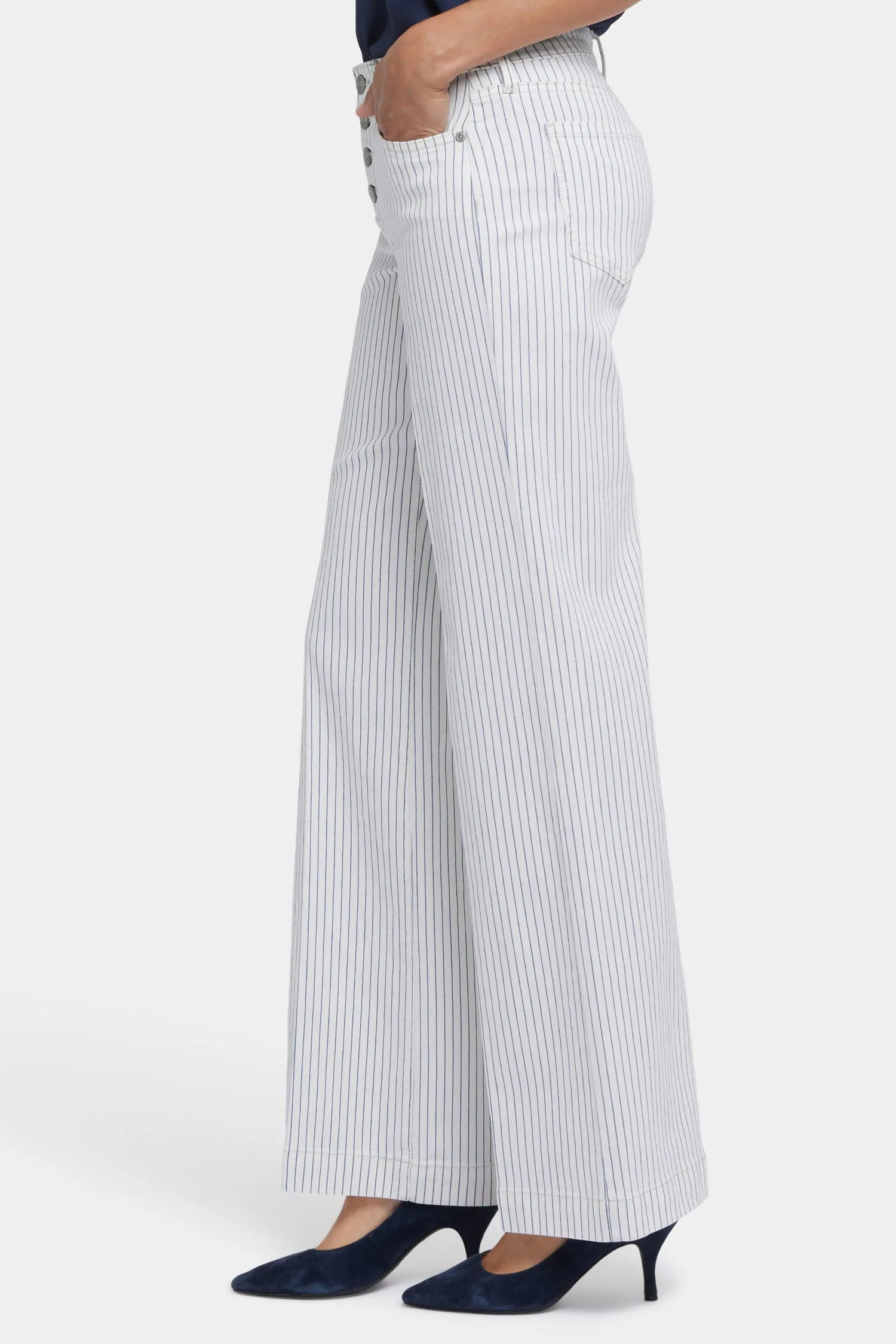 Teresa Wide Leg Jeans - Palencia Stripe